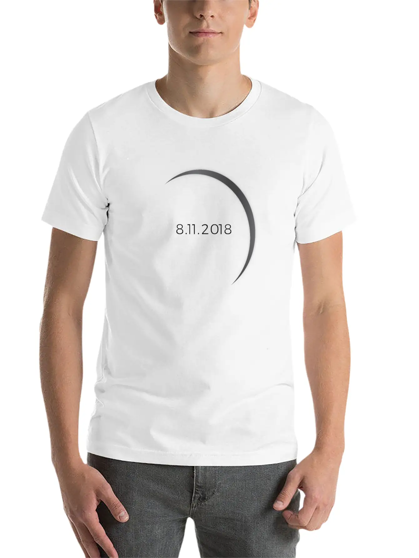 2018 Solar Eclipse Basic Graphic T-Shirt ¨C Daily Comfort In Soft Cotton