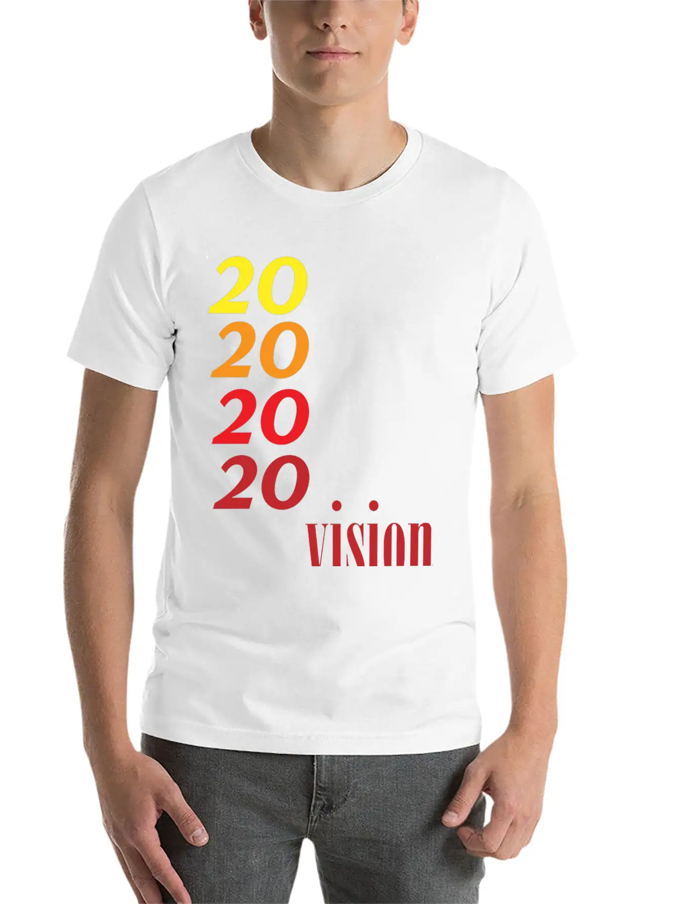 2020vision Basic Graphic T-Shirt ¨C Daily Comfort In Soft Cotton