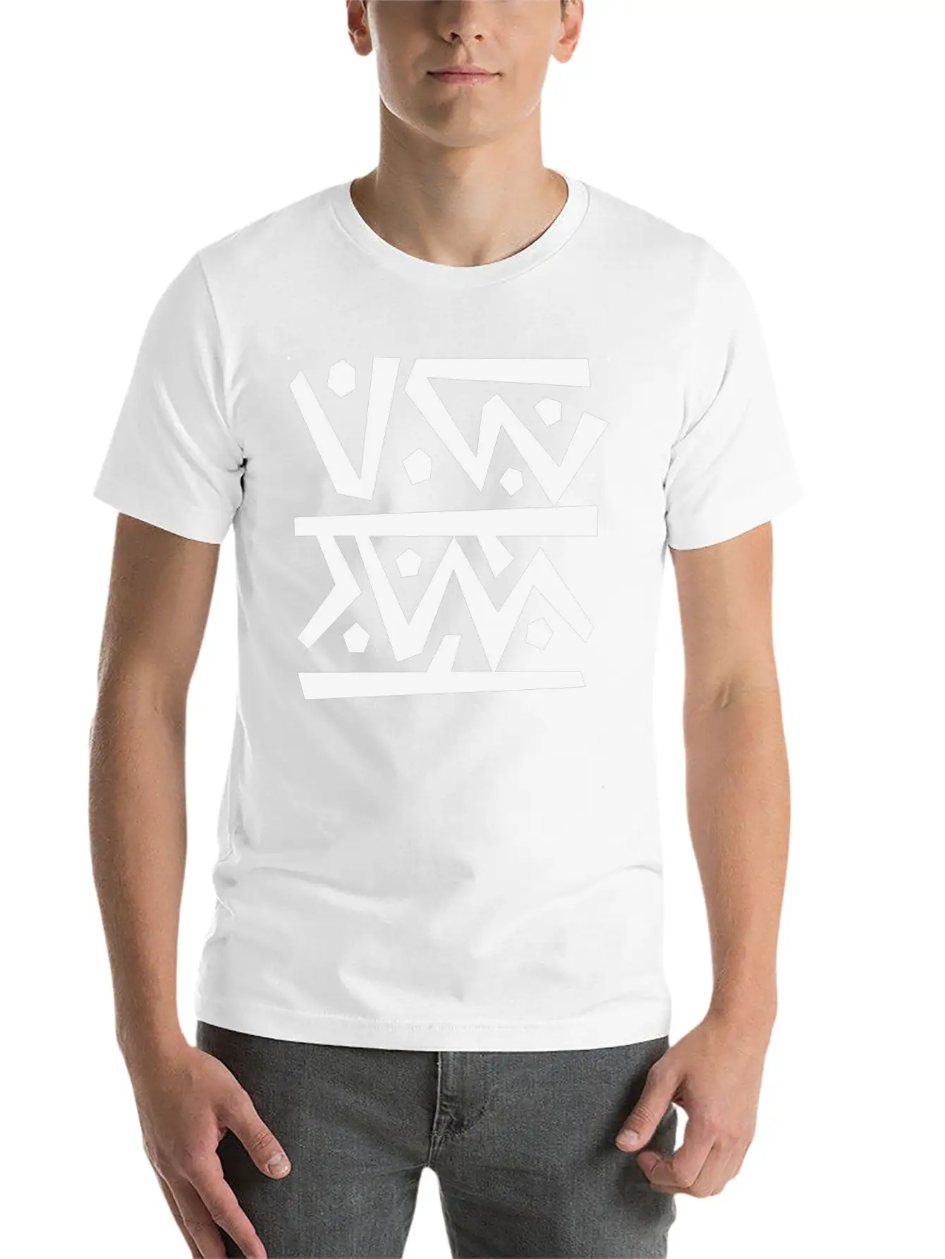 Abstract Design Basic Graphic T-Shirt ¨C Daily Comfort In Soft Cotton