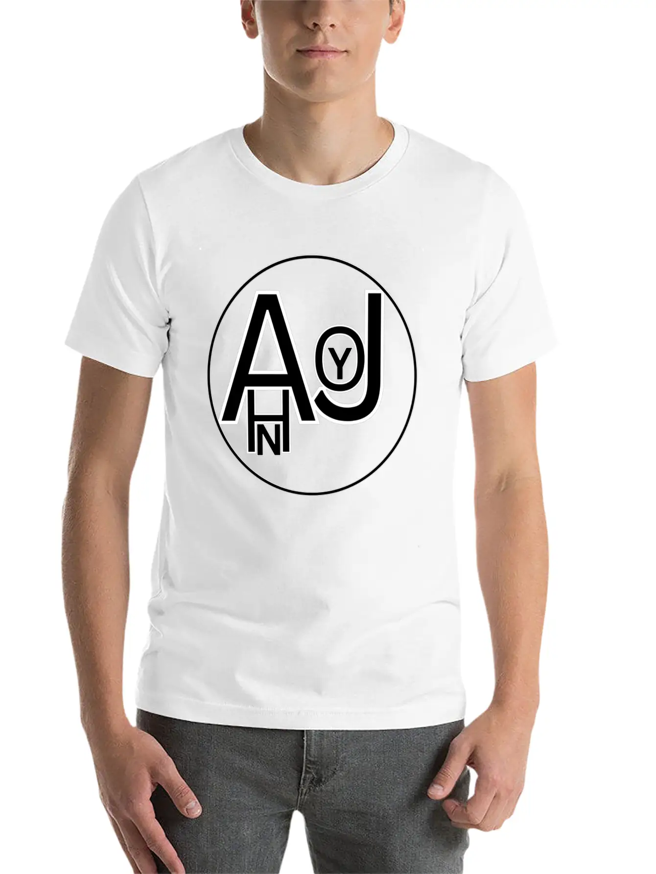 AHN JOY Unisex Casual T-Shirt ¨C Clean Design For Daily Comfort