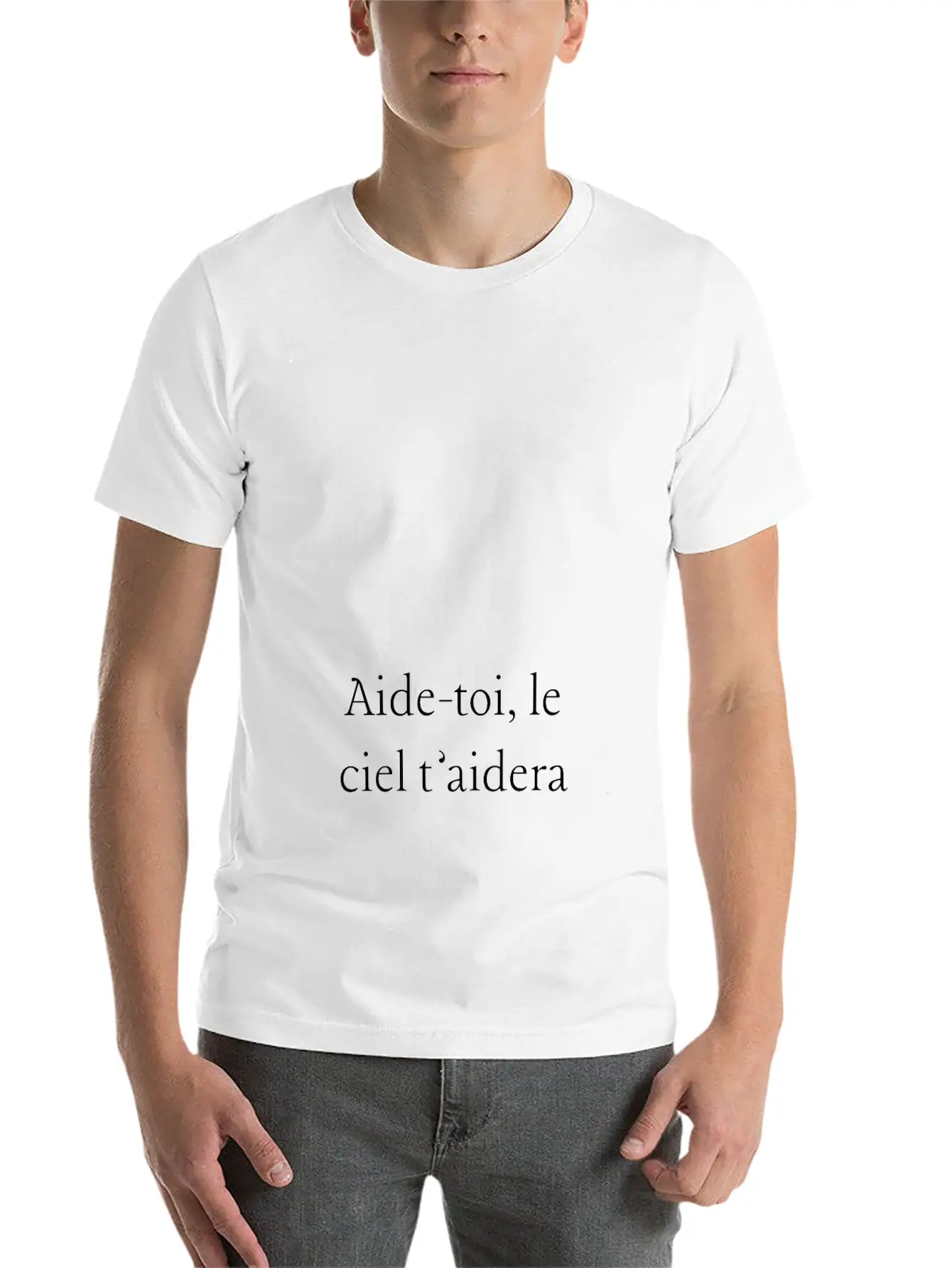 Aide-toi, Le Ciel T'aidera Soft Cotton Short Sleeve Tee ¨C Unisex Wardrobe Staple