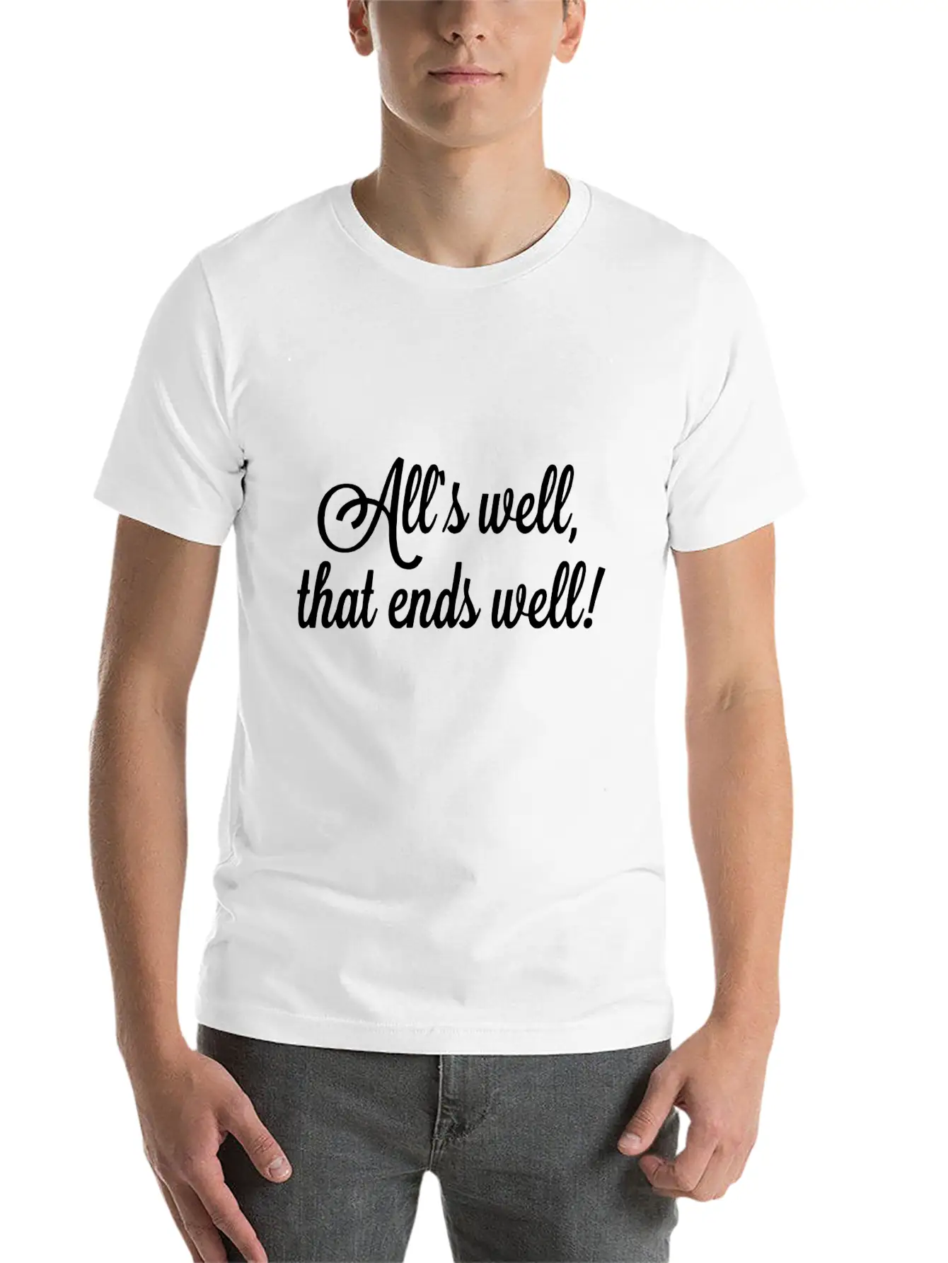 All S Well That Ends Well Style Soft Cotton Short Sleeve Tee ¨C Unisex Wardrobe Staple