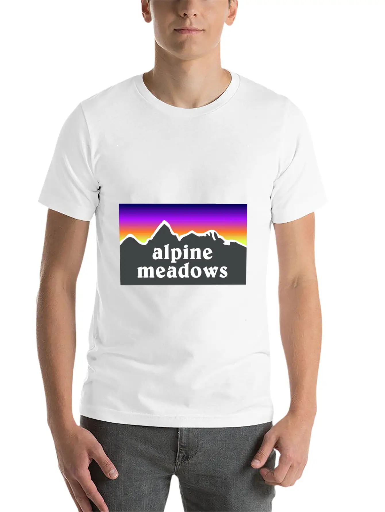 Alpine Meadows Soft Cotton Short Sleeve Tee ¨C Unisex Wardrobe Staple