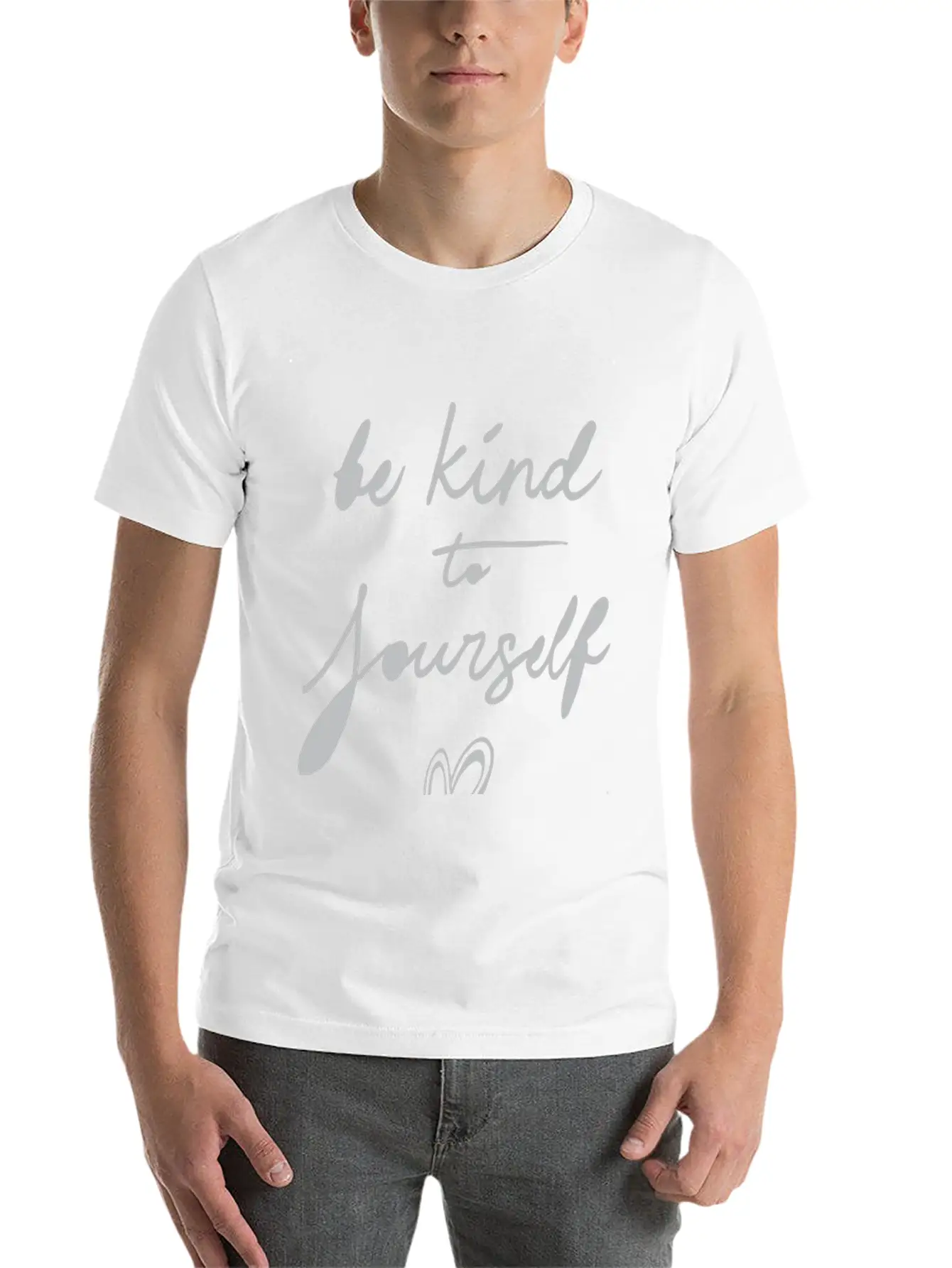 Be Kind To Your Self Basic Graphic T-Shirt ¨C Daily Comfort In Soft Cotton
