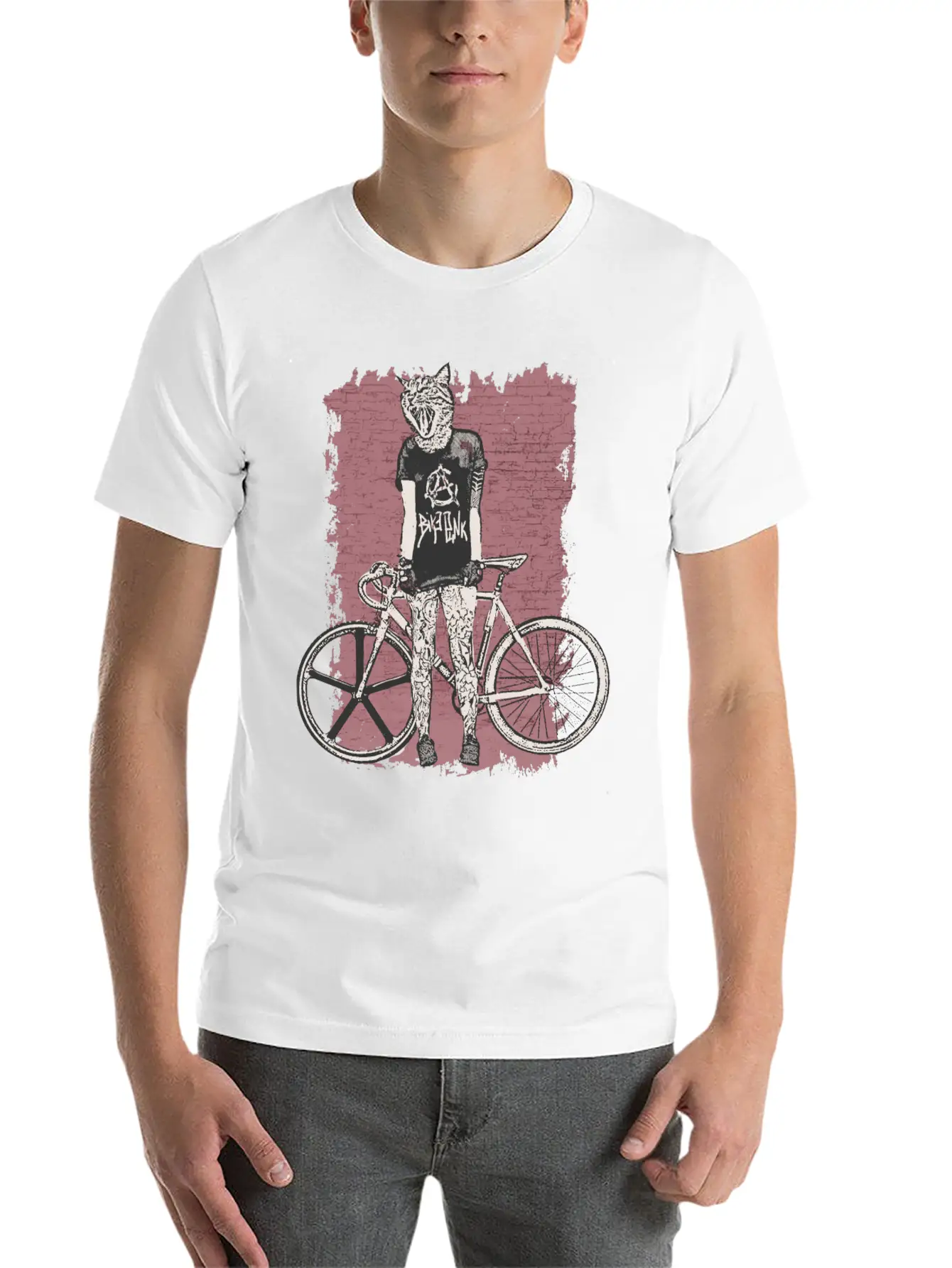 Bike Punk Soft Cotton Short Sleeve Tee ¨C Unisex Wardrobe Staple