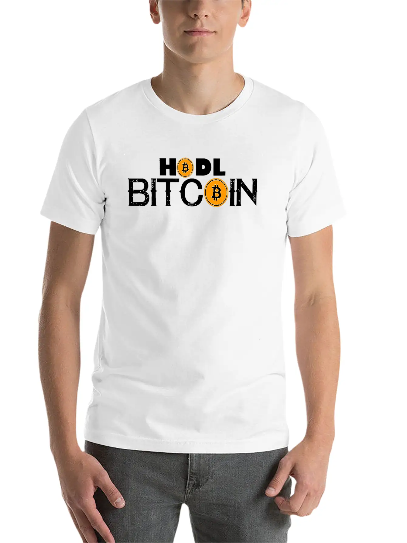 Bitcoin Crypto Blockchain Money Moon Bullrun Essential Cotton Tee For Daily Outfits ¨C Unisex Style