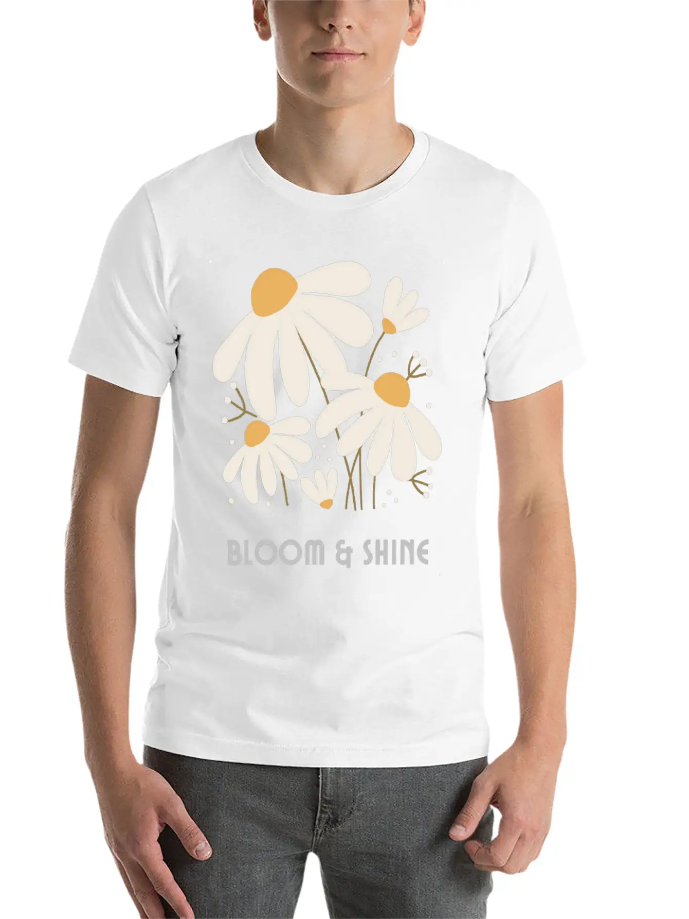 Bloom And Shine Soft Cotton Short Sleeve Tee ¨C Unisex Wardrobe Staple