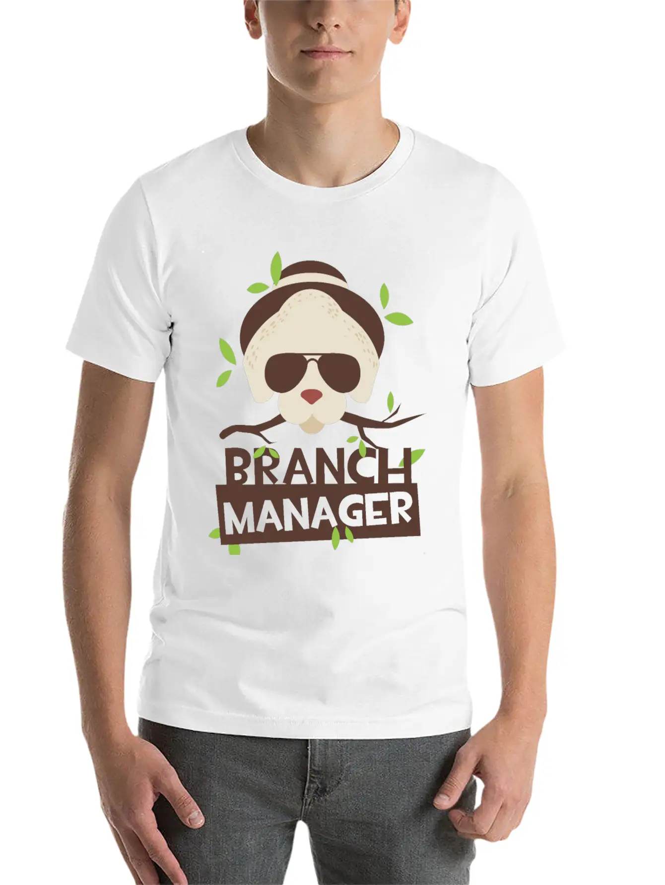 Branch Manager Basic Graphic T-Shirt ¨C Daily Comfort In Soft Cotton