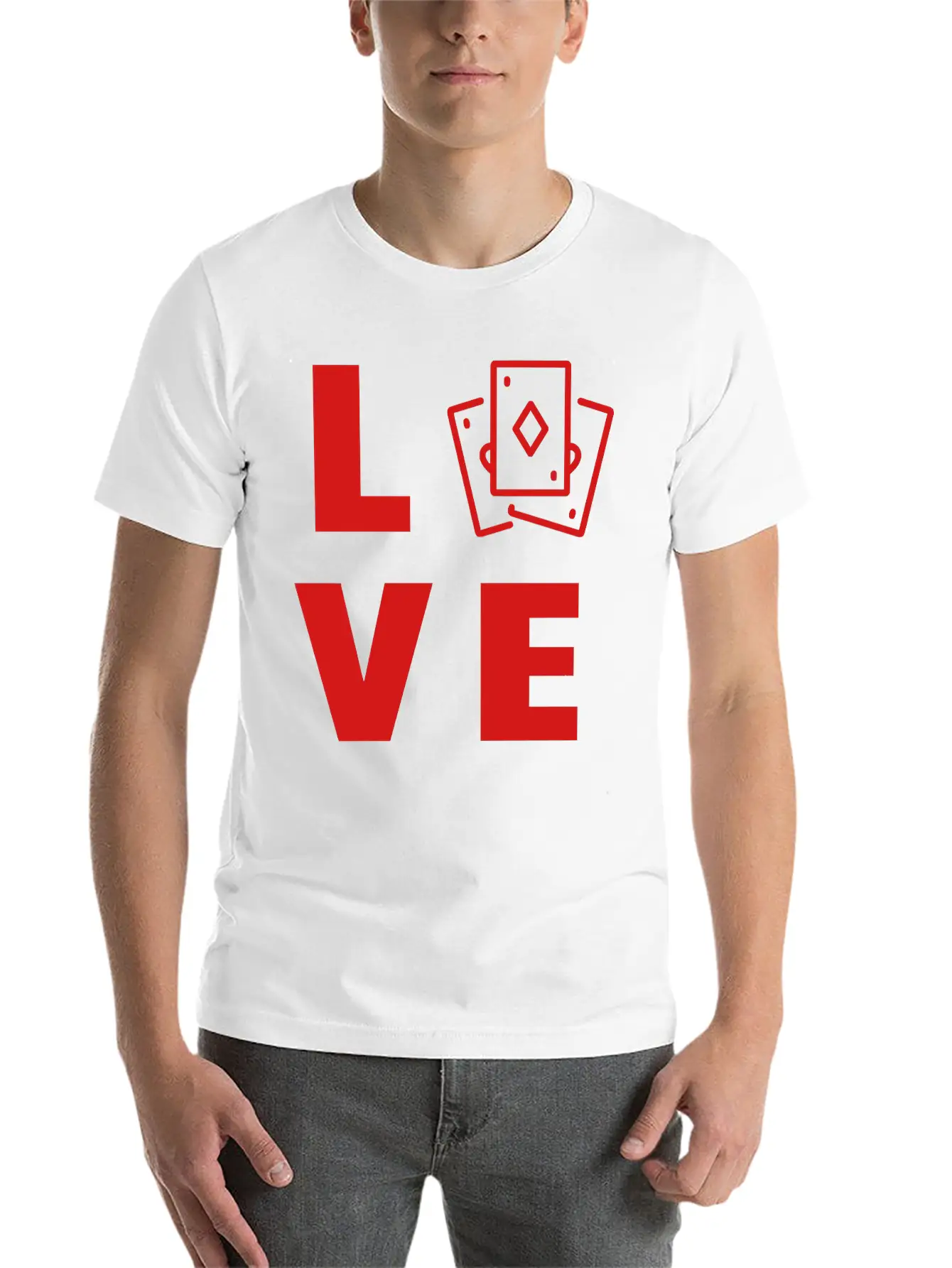 Bridge Card Game Kartenspiel Jeu De Cartes Essential Cotton Tee For Daily Outfits ¨C Unisex Style