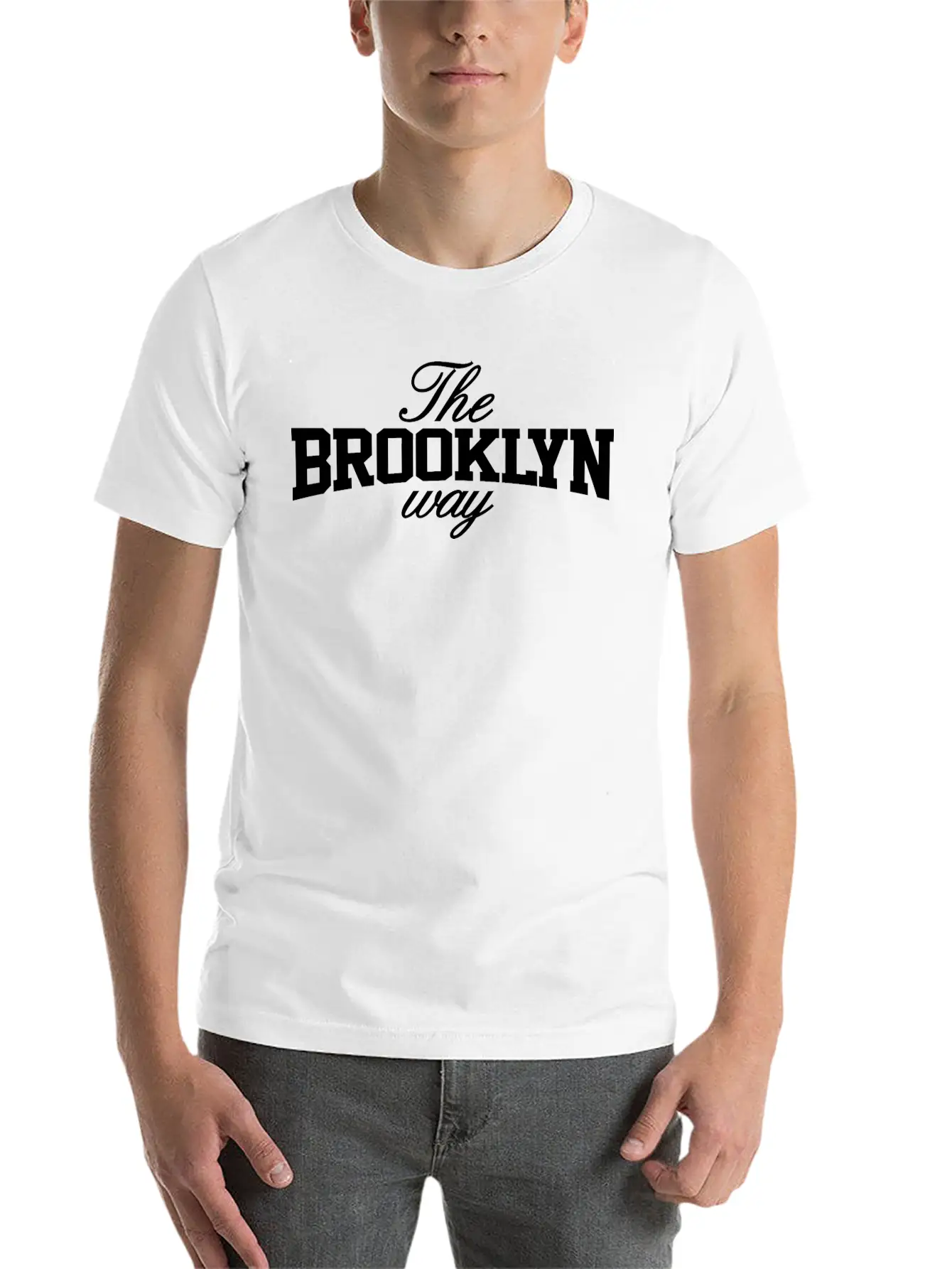 Brooklyn01 Basic Graphic T-Shirt ¨C Daily Comfort In Soft Cotton