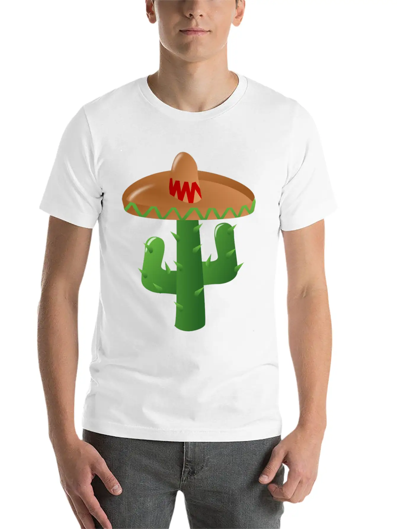 Cactus Mexican Essential Cotton Tee For Daily Outfits ¨C Unisex Style
