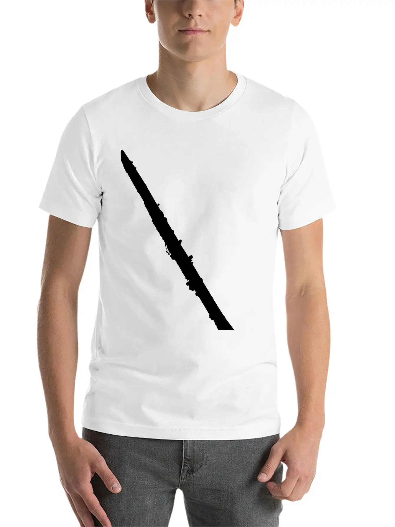 Clarinet Essential Cotton Tee For Daily Outfits ¨C Unisex Style