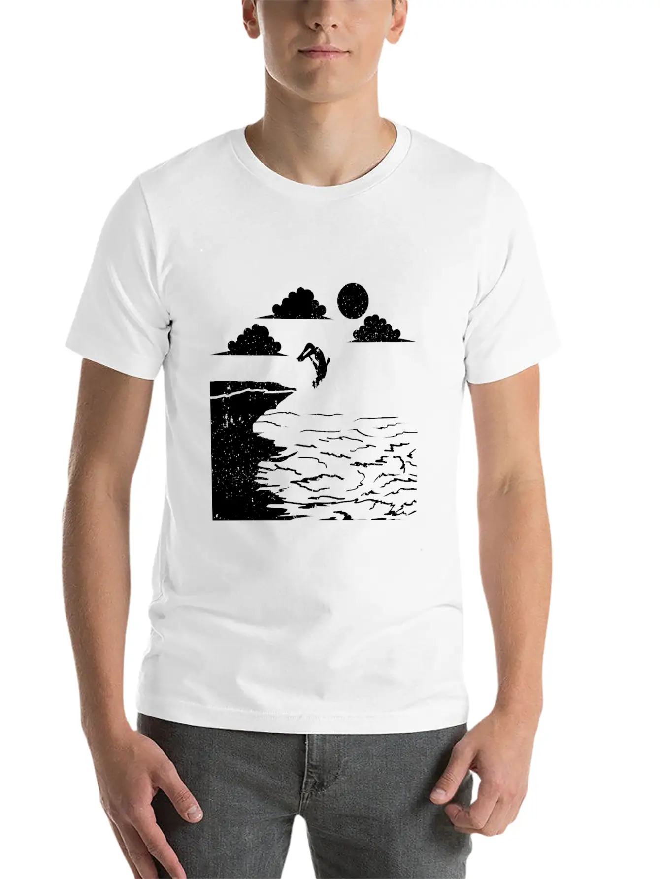 Cliff Jumper Cliff Jumping Essential Cotton Tee For Daily Outfits ¨C Unisex Style