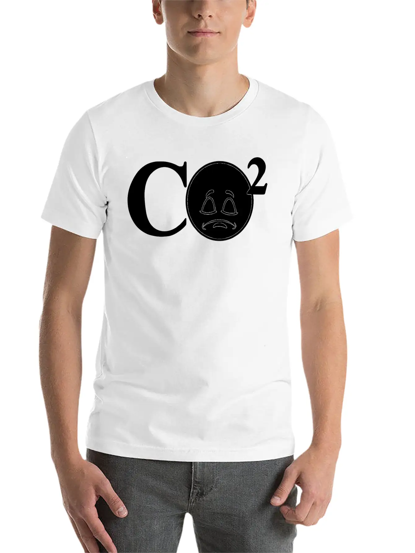 CO2 Climate Change Basic Graphic T-Shirt ¨C Daily Comfort In Soft Cotton