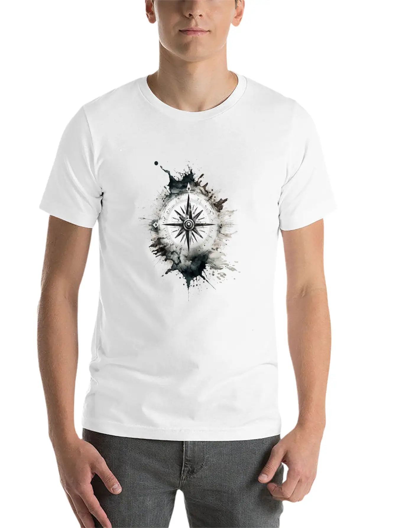 Compass Soft Cotton Short Sleeve Tee ¨C Unisex Wardrobe Staple