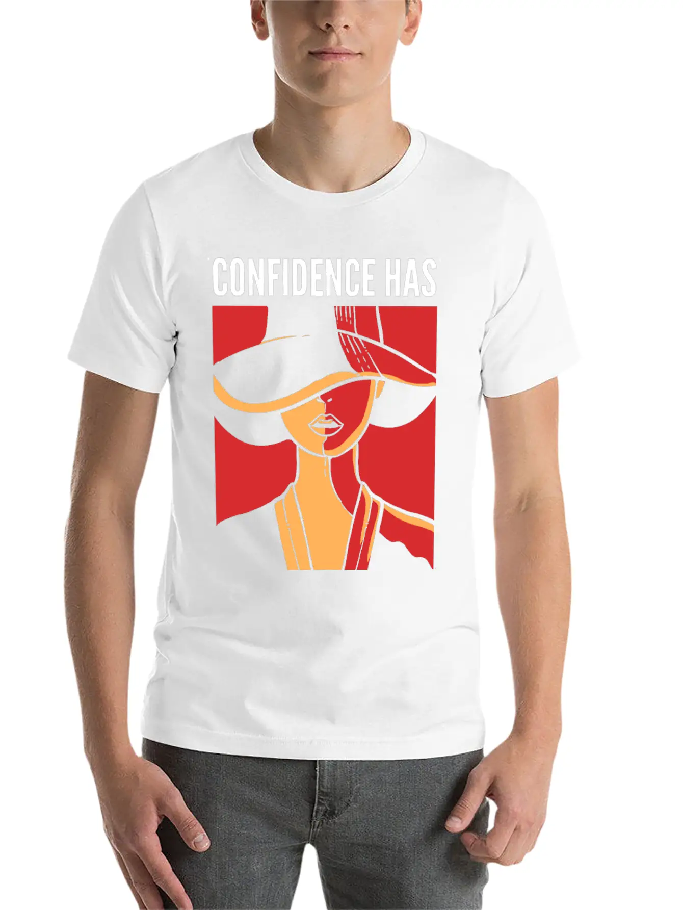Confidence Has No Competition Lady Boss Gift Essential Cotton Tee For Daily Outfits ¨C Unisex Style