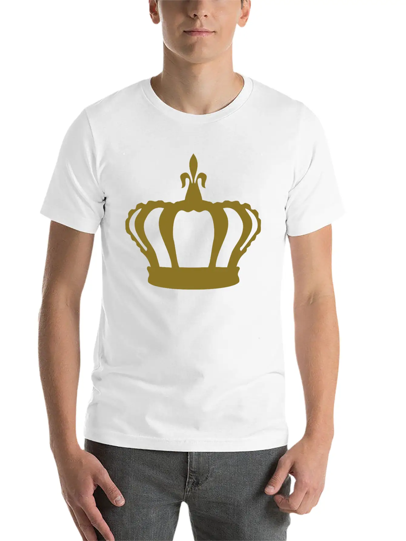 Crown, King, Queen Basic Graphic T-Shirt ¨C Daily Comfort In Soft Cotton