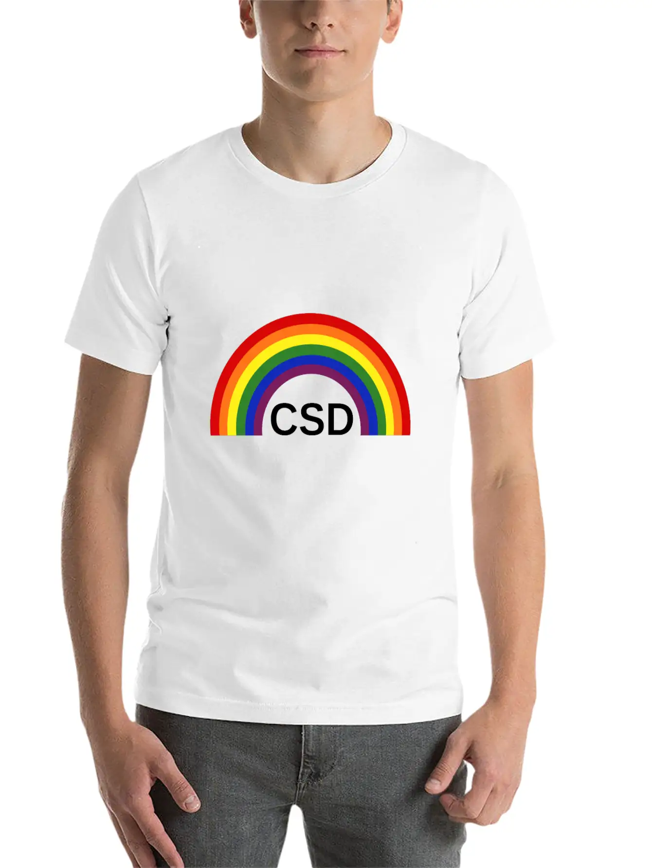 CSD Christopher Street Day Rainbow Soft Cotton Short Sleeve Tee ¨C Unisex Wardrobe Staple