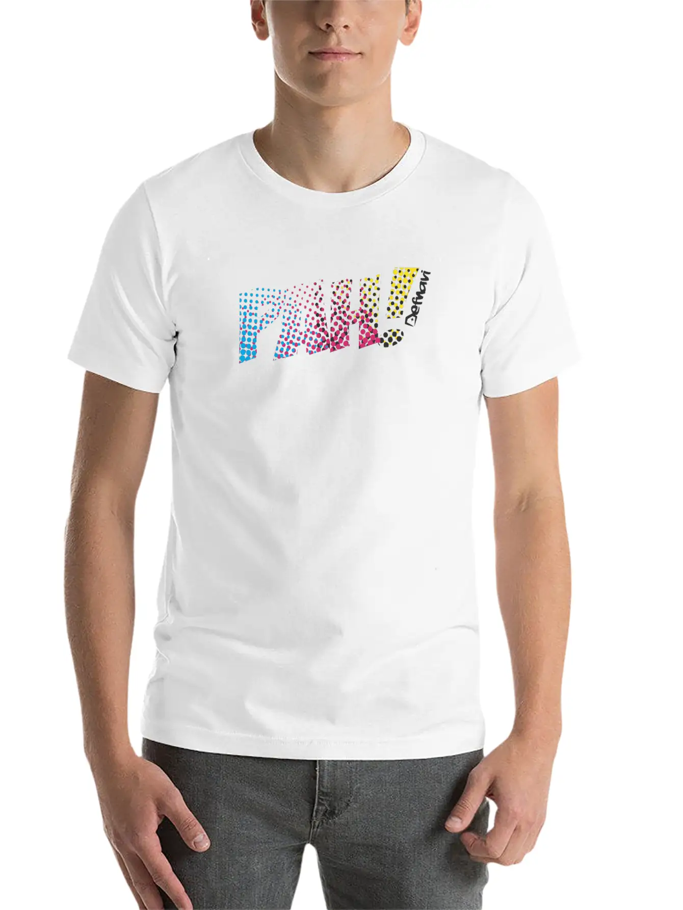 DEAF PAH! CMYK Soft Cotton Short Sleeve Tee ¨C Unisex Wardrobe Staple