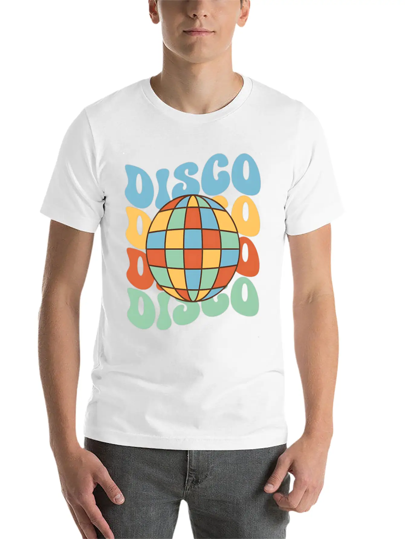 Disco Vintage Basic Graphic T-Shirt ¨C Daily Comfort In Soft Cotton