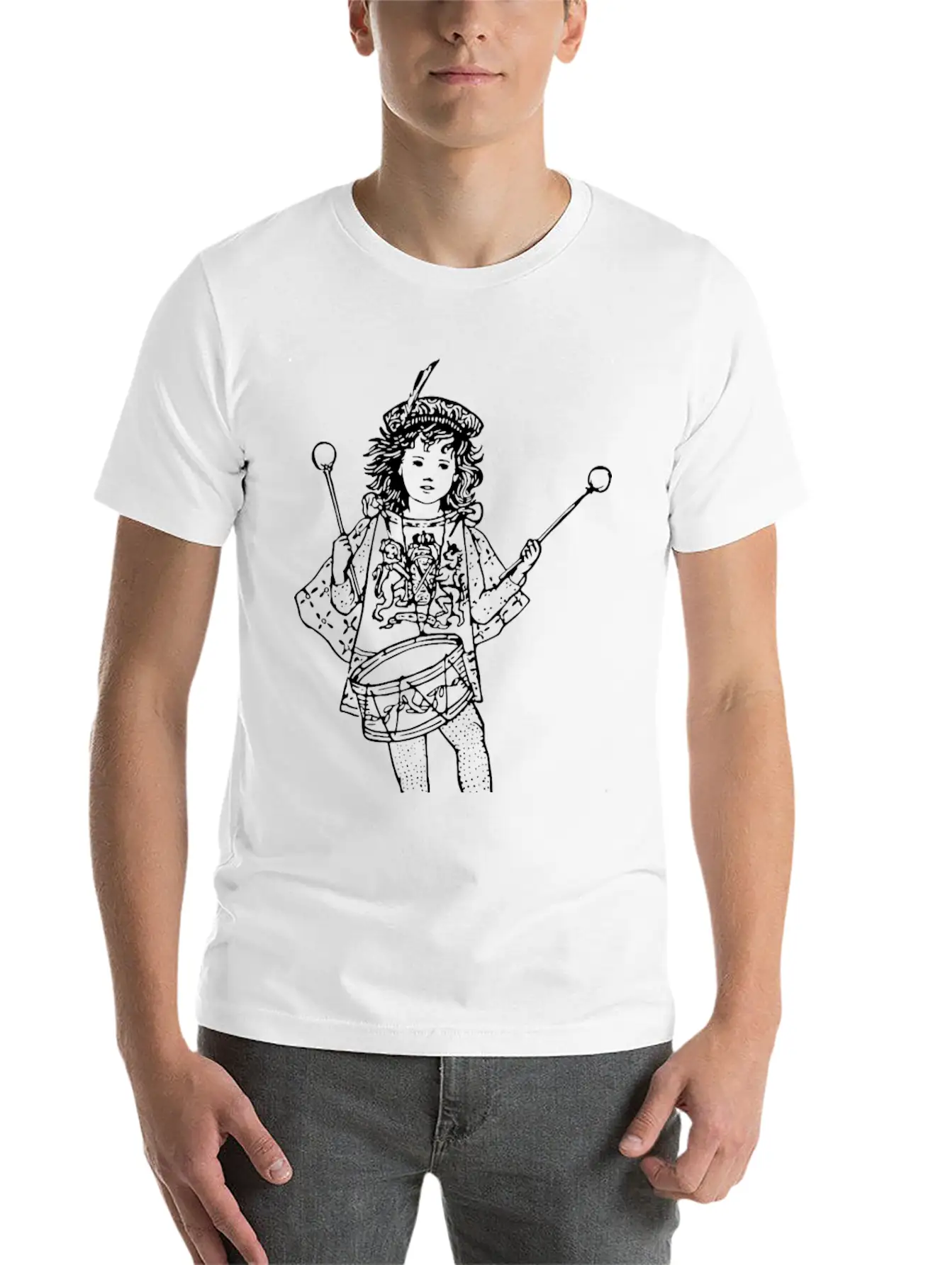 Drummer Child Soft Cotton Short Sleeve Tee ¨C Unisex Wardrobe Staple