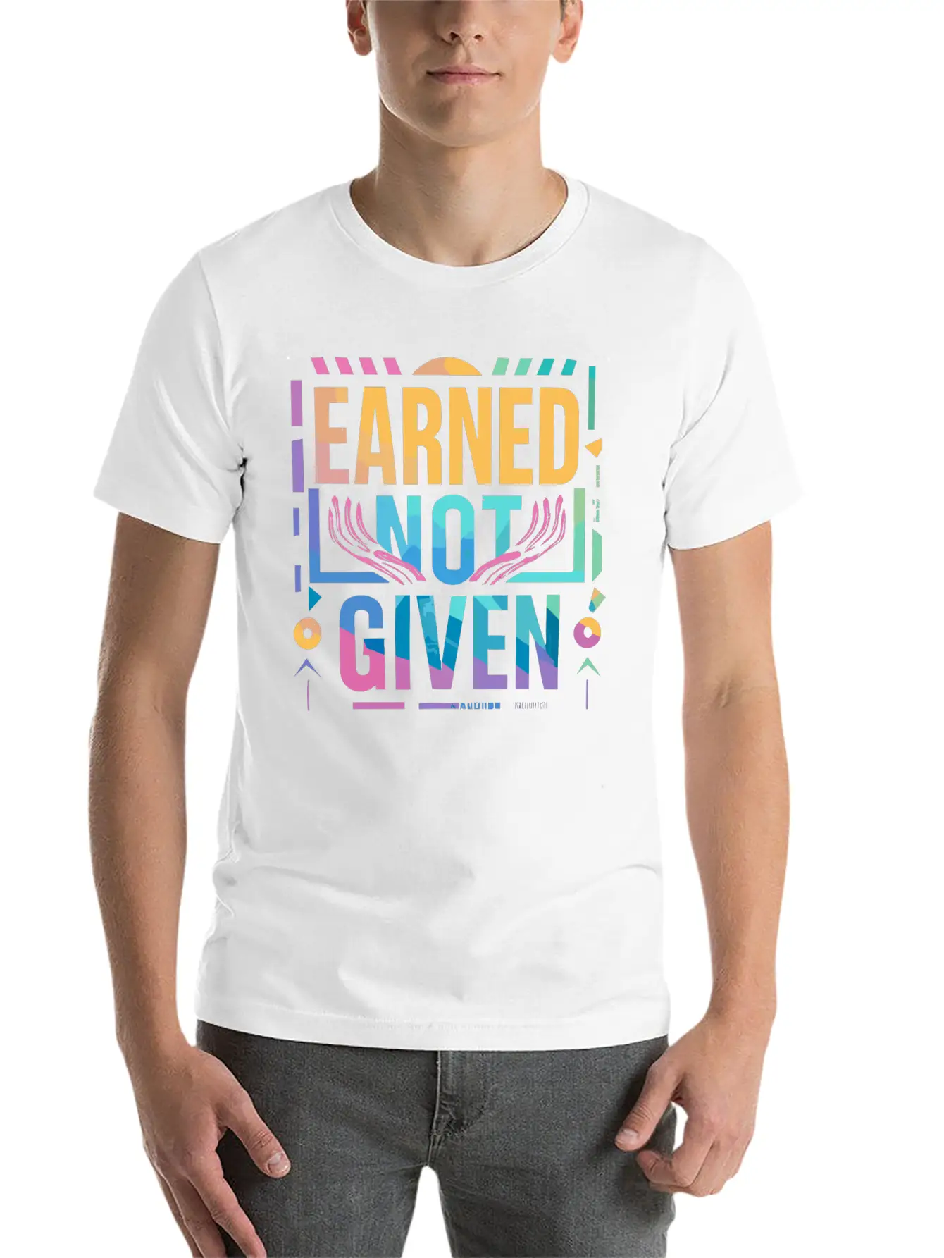 Earned Not Given Unisex Casual T-Shirt ¨C Clean Design For Daily Comfort