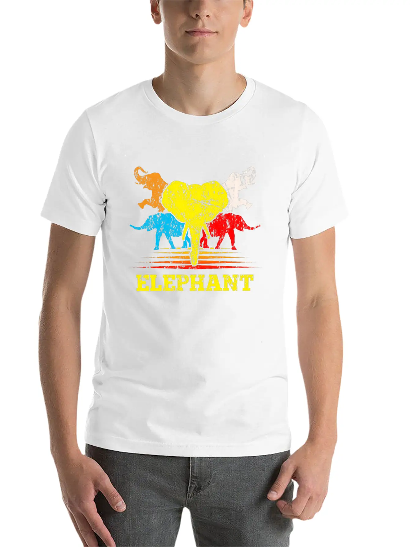 Elephant Essential Cotton Tee For Daily Outfits ¨C Unisex Style