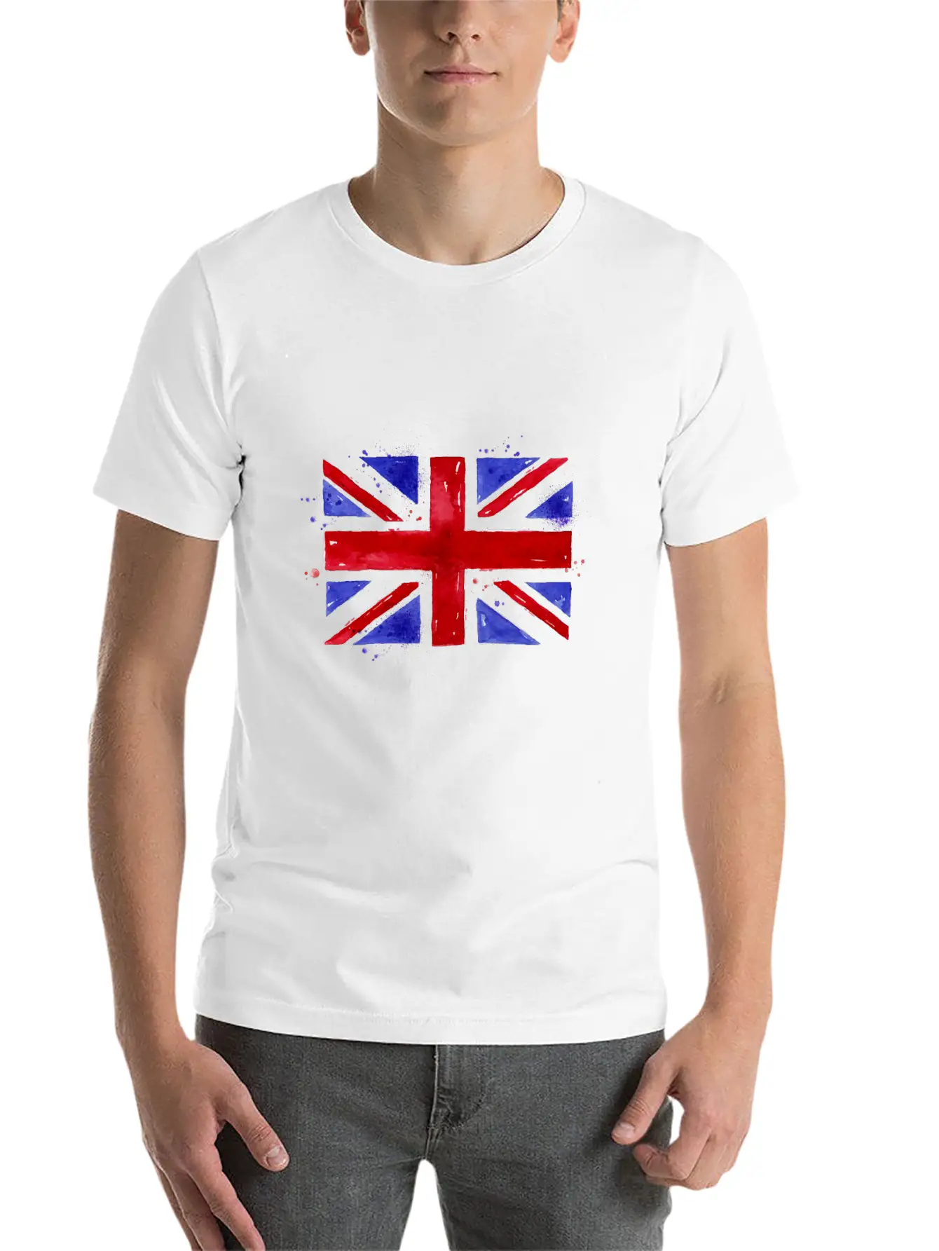 England Flag Basic Graphic T-Shirt ¨C Daily Comfort In Soft Cotton