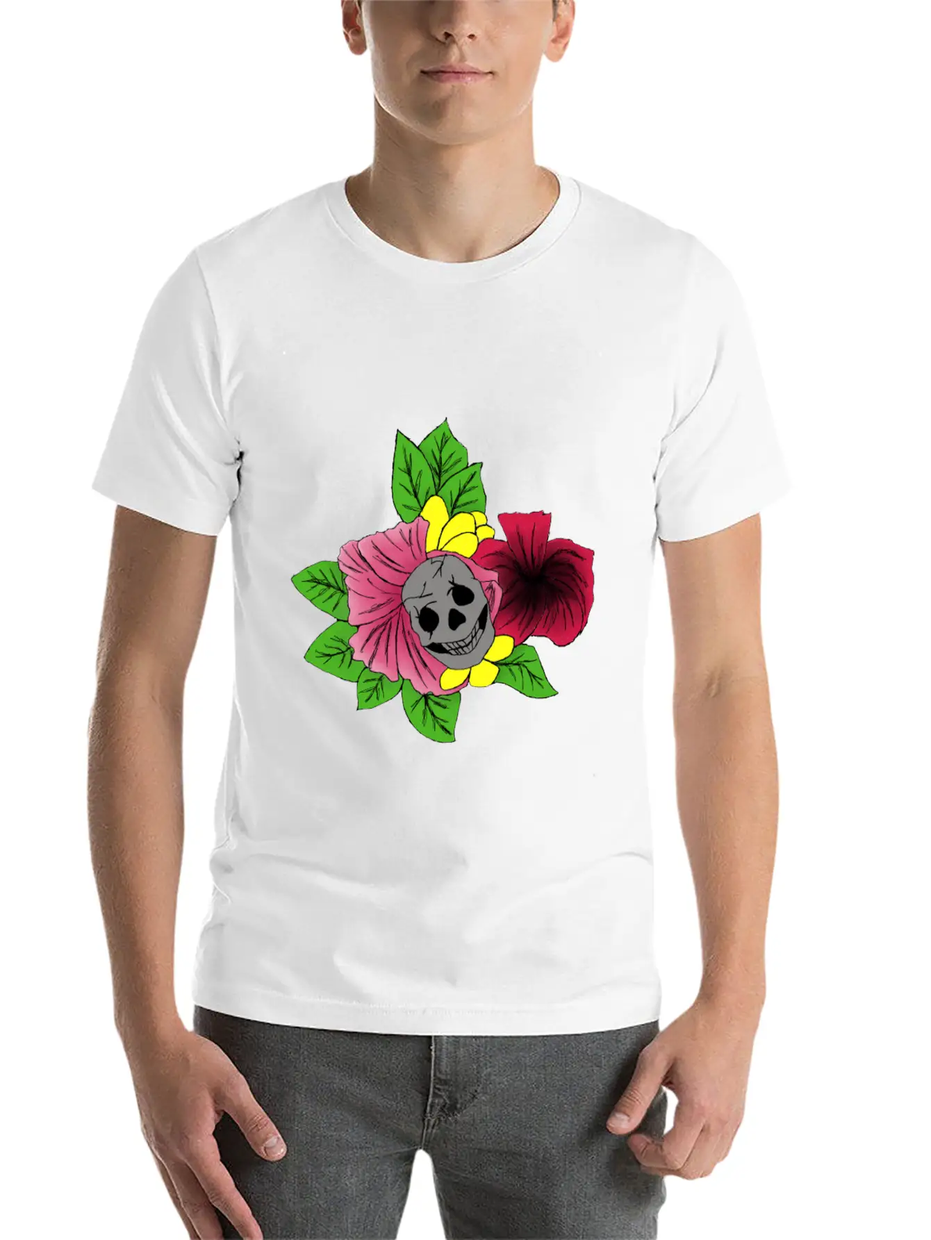 Eternal Bloom Basic Graphic T-Shirt ¨C Daily Comfort In Soft Cotton