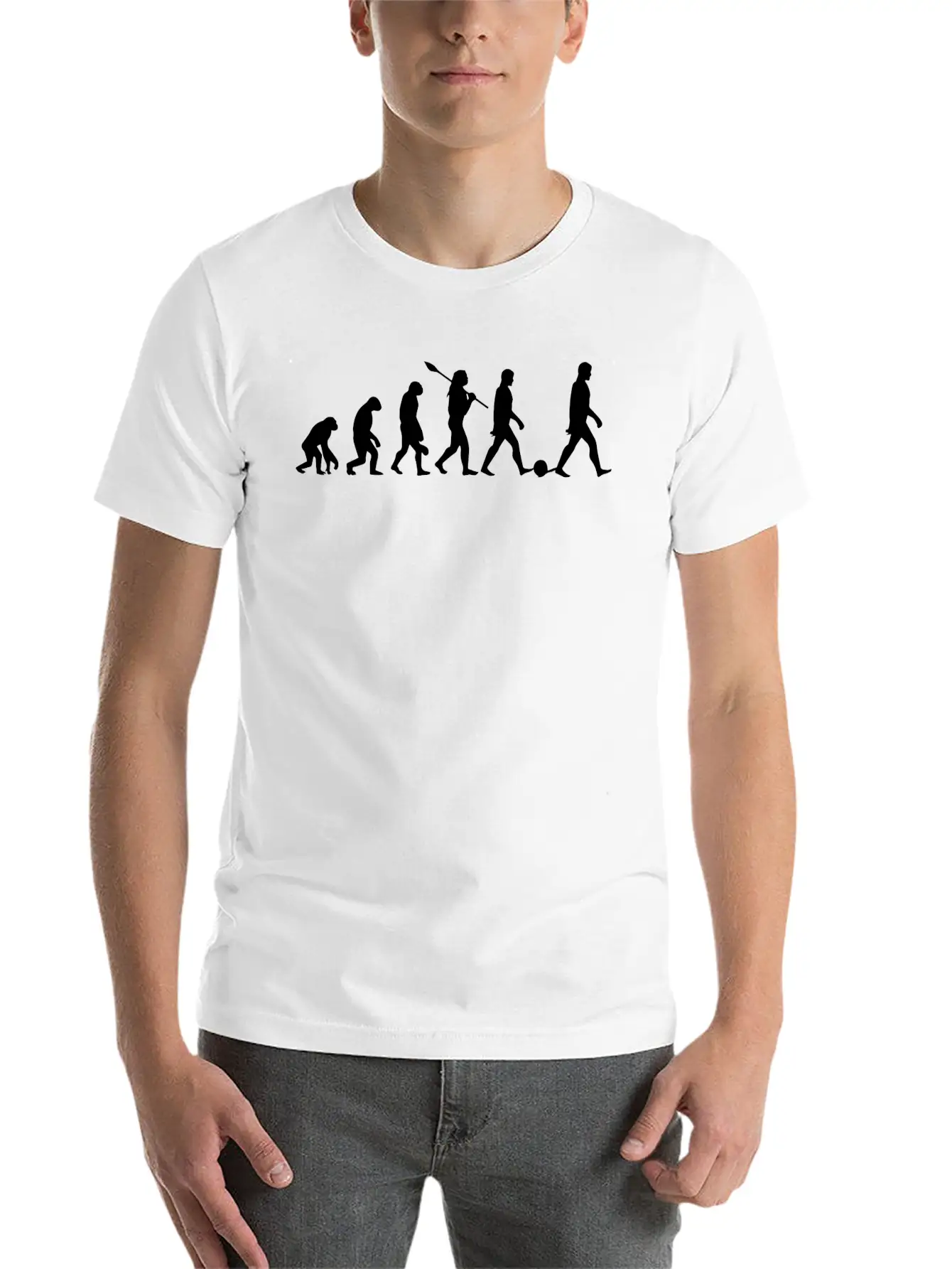 Evolution Groom Marriage Stage Nights Gift Essential Cotton Tee For Daily Outfits ¨C Unisex Style