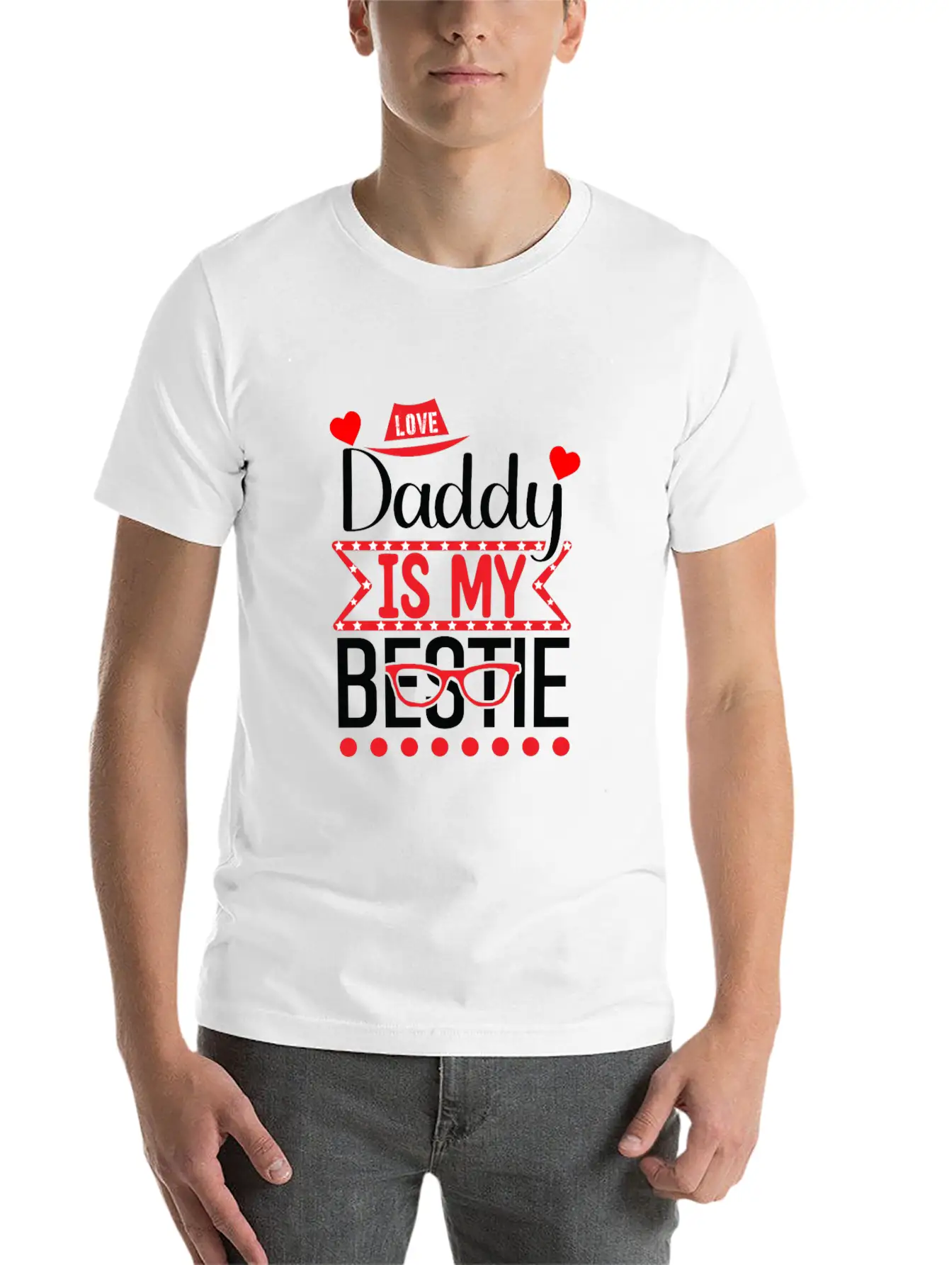 Fathers Day, Fathers Day, Fathers Day, Fathers Day Basic Graphic T-Shirt ¨C Daily Comfort In Soft Cotton