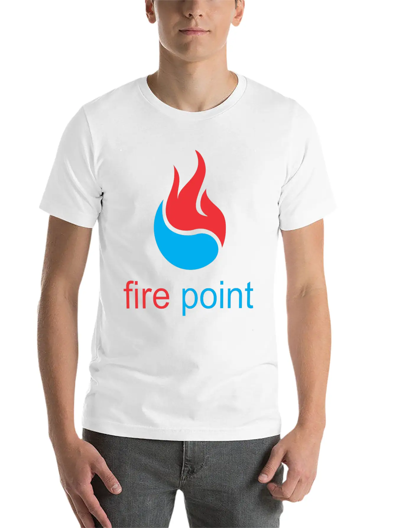 Fire Point Basic Graphic T-Shirt ¨C Daily Comfort In Soft Cotton