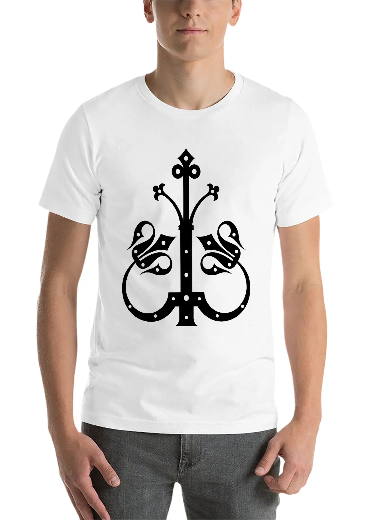 Fleur De Lis Basic Graphic T-Shirt ¨C Daily Comfort In Soft Cotton