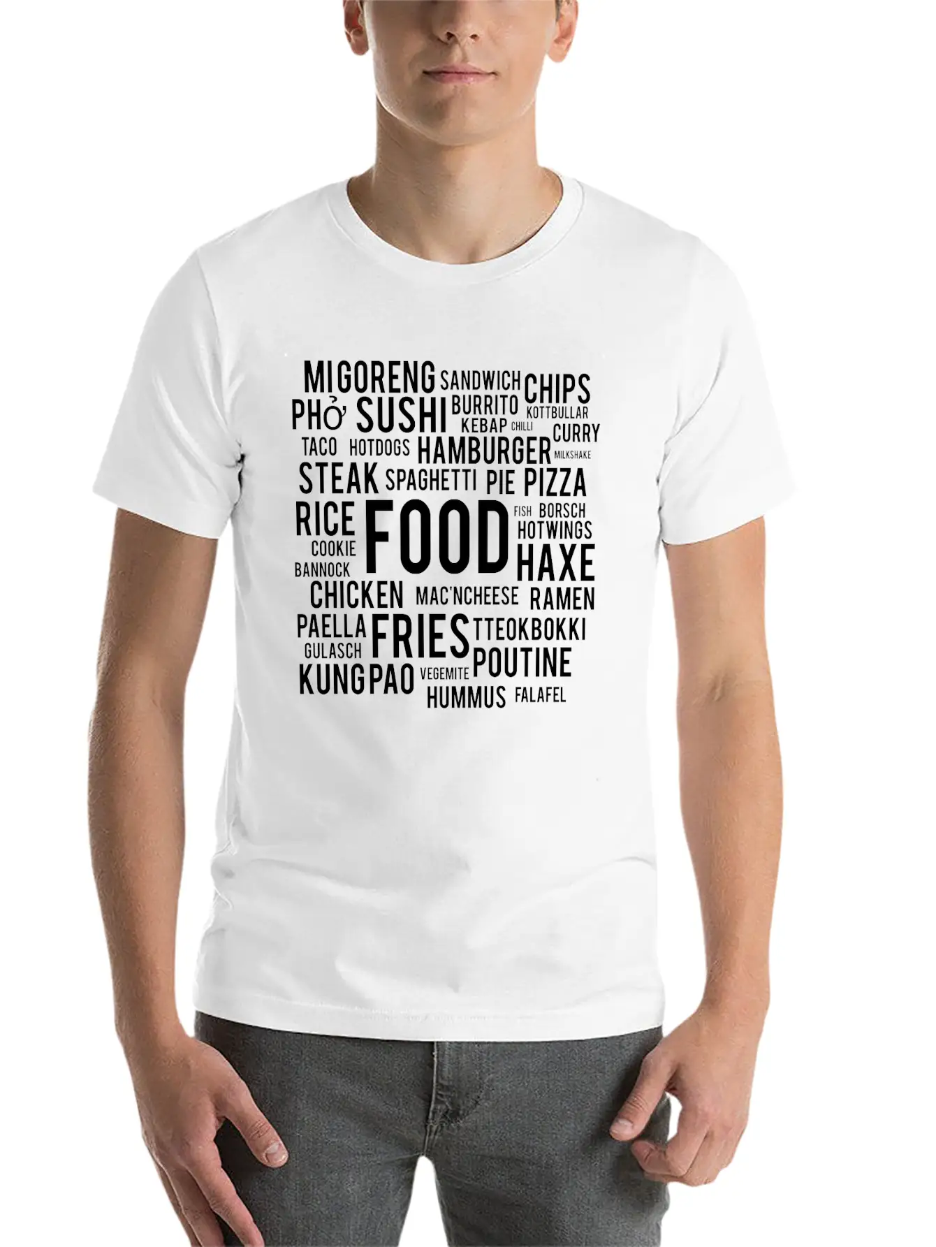 Food Basic Graphic T-Shirt ¨C Daily Comfort In Soft Cotton