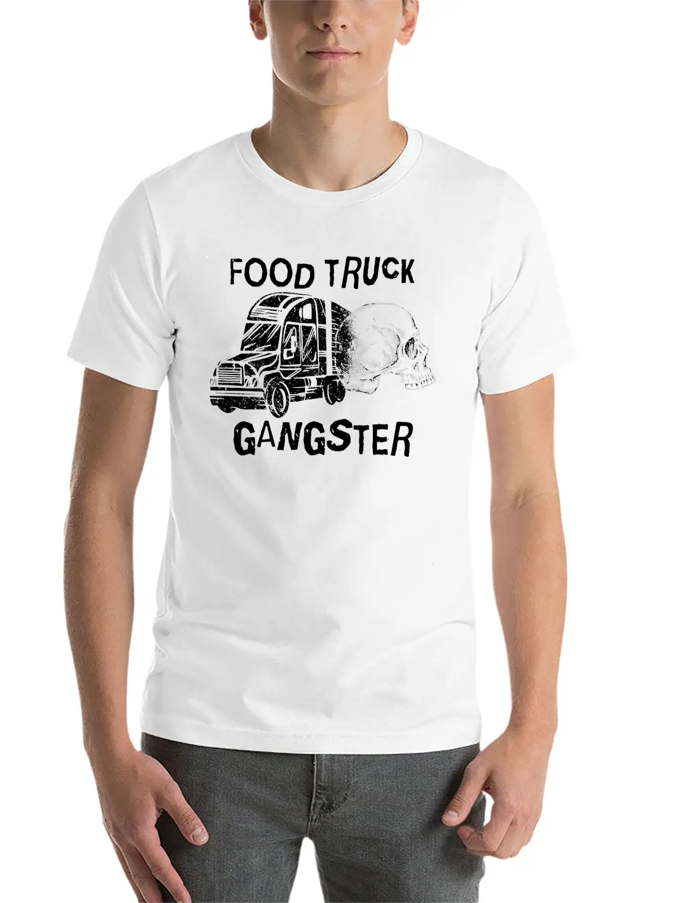 Food Truck Gangster 2 Basic Graphic T-Shirt ¨C Daily Comfort In Soft Cotton