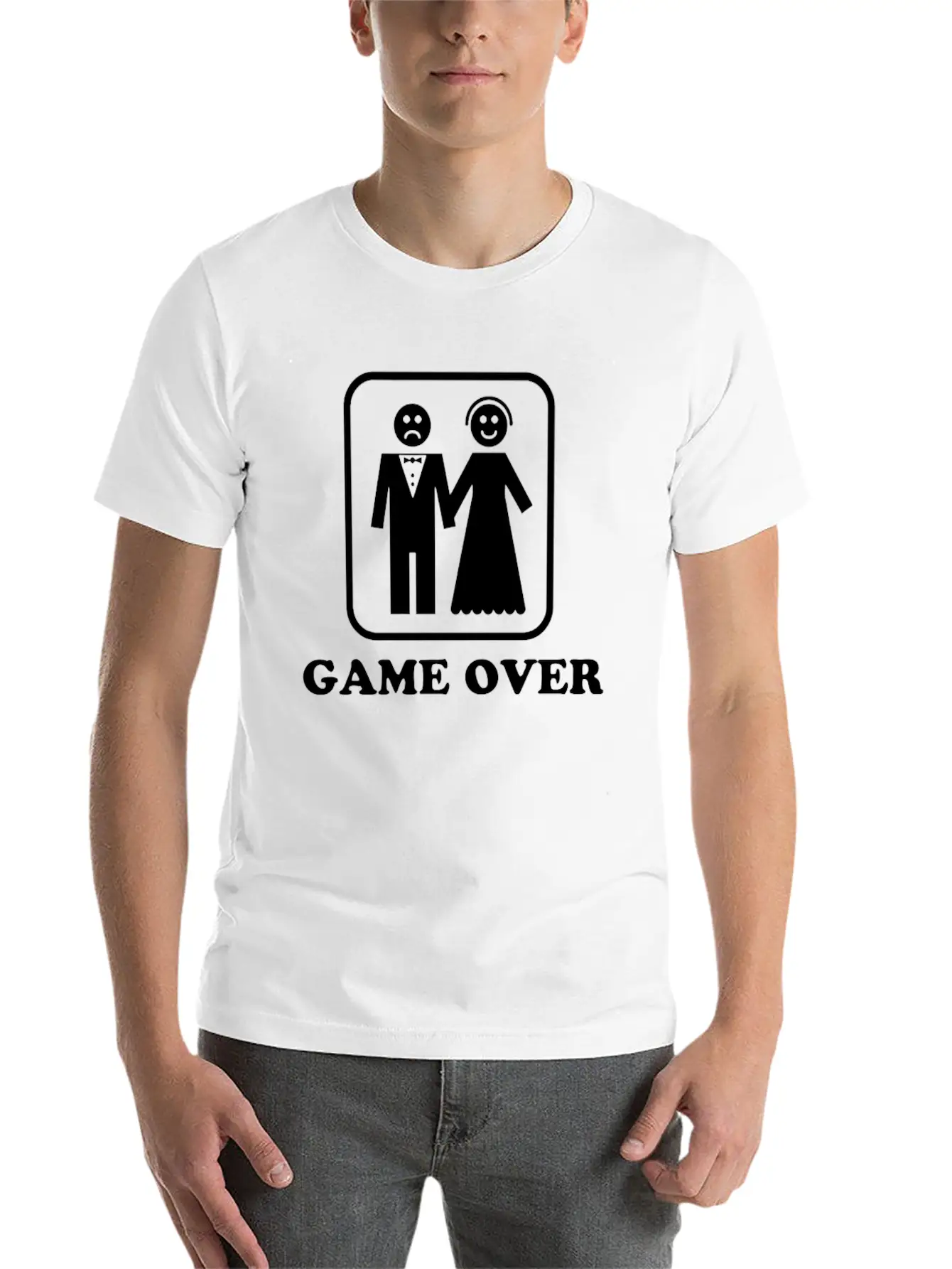 Game Over Essential Cotton Tee For Daily Outfits ¨C Unisex Style