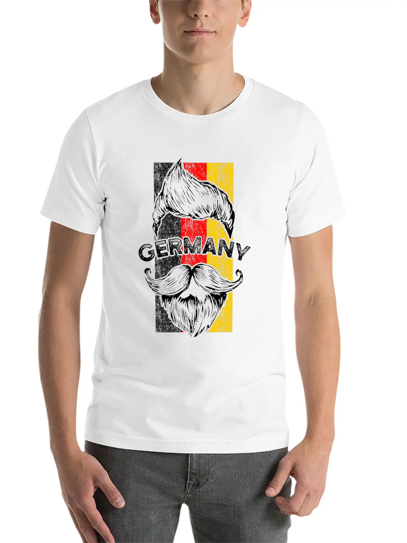 Germany Flag Essential Cotton Tee For Daily Outfits ¨C Unisex Style
