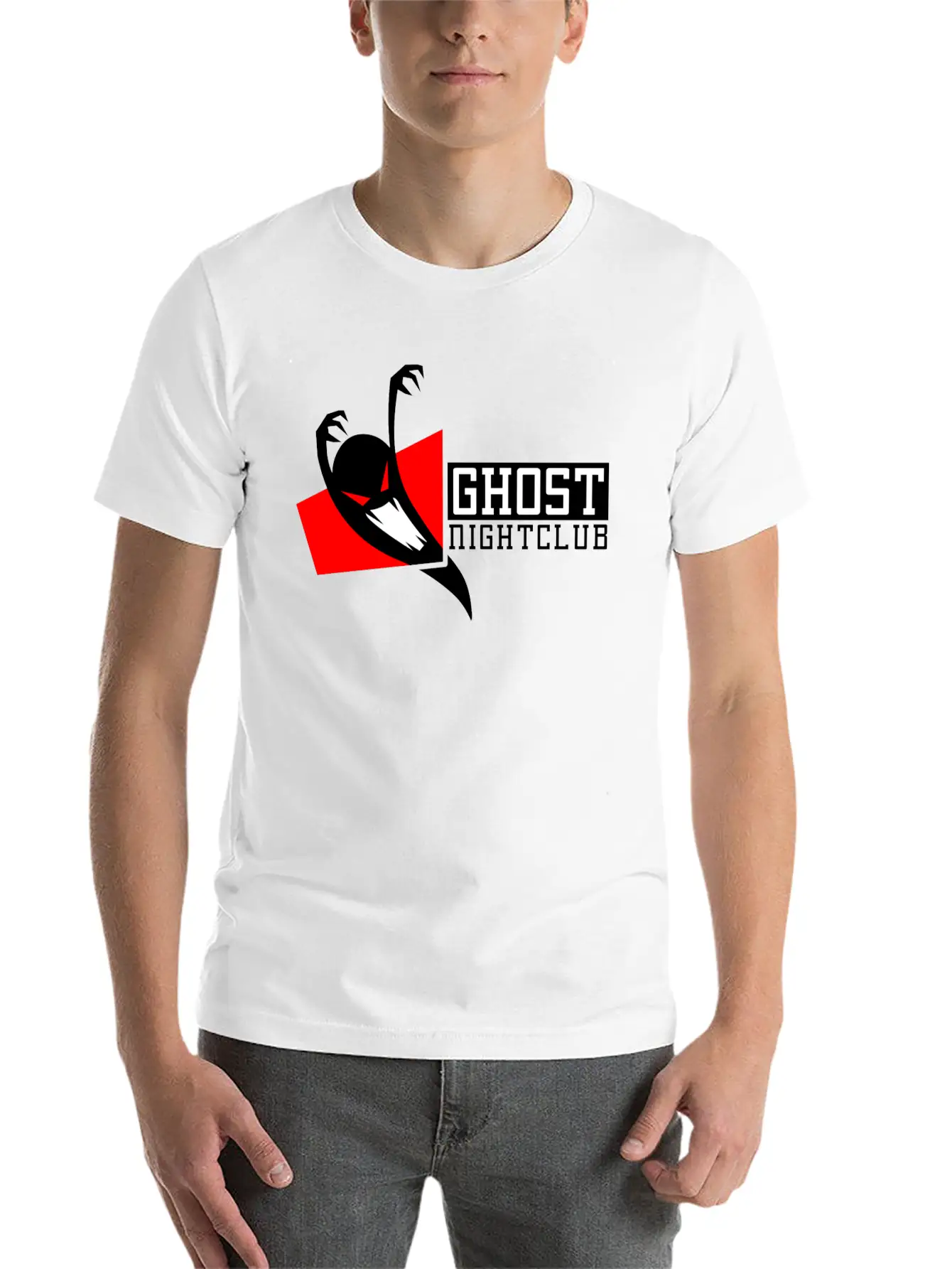 GHOST NIGHT CLUB Unisex Casual T-Shirt ¨C Clean Design For Daily Comfort