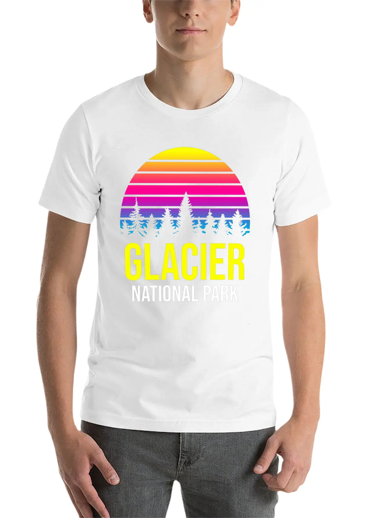 Glacier National Park Soft Cotton Short Sleeve Tee ¨C Unisex Wardrobe Staple