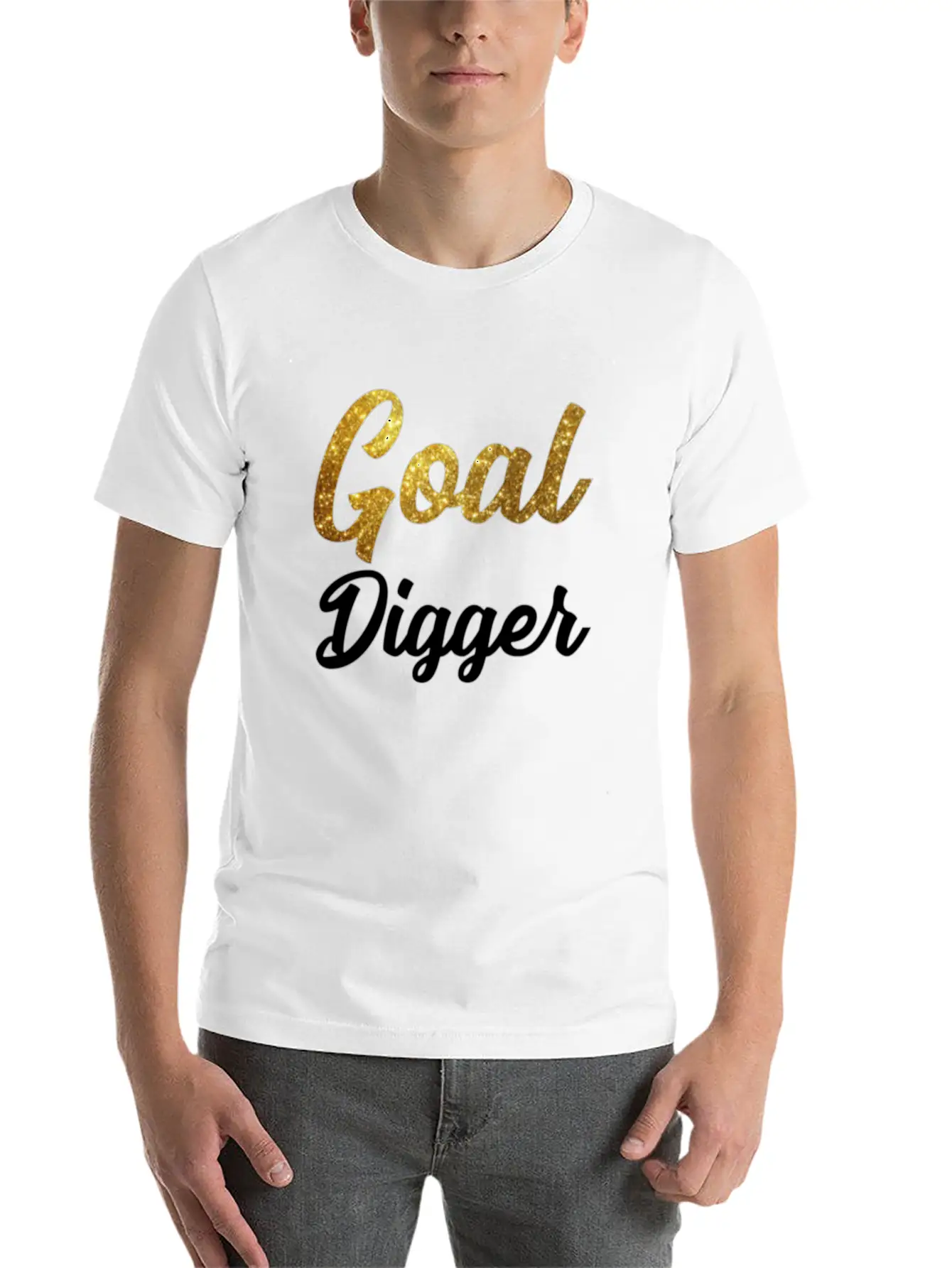 Goal Digger Entrepreneur Invester Essential Cotton Tee For Daily Outfits ¨C Unisex Style