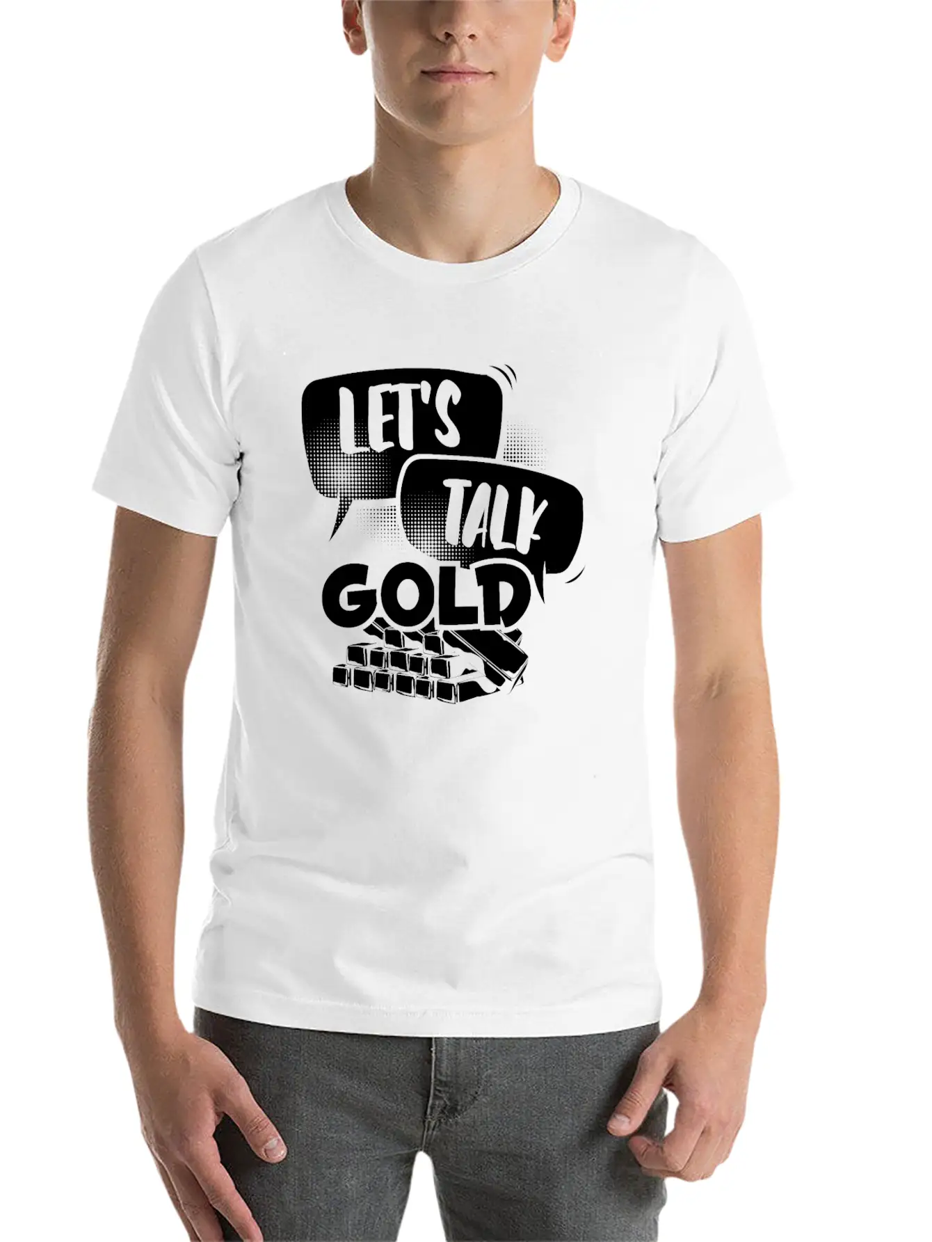 Gold Mining Basic Graphic T-Shirt ¨C Daily Comfort In Soft Cotton