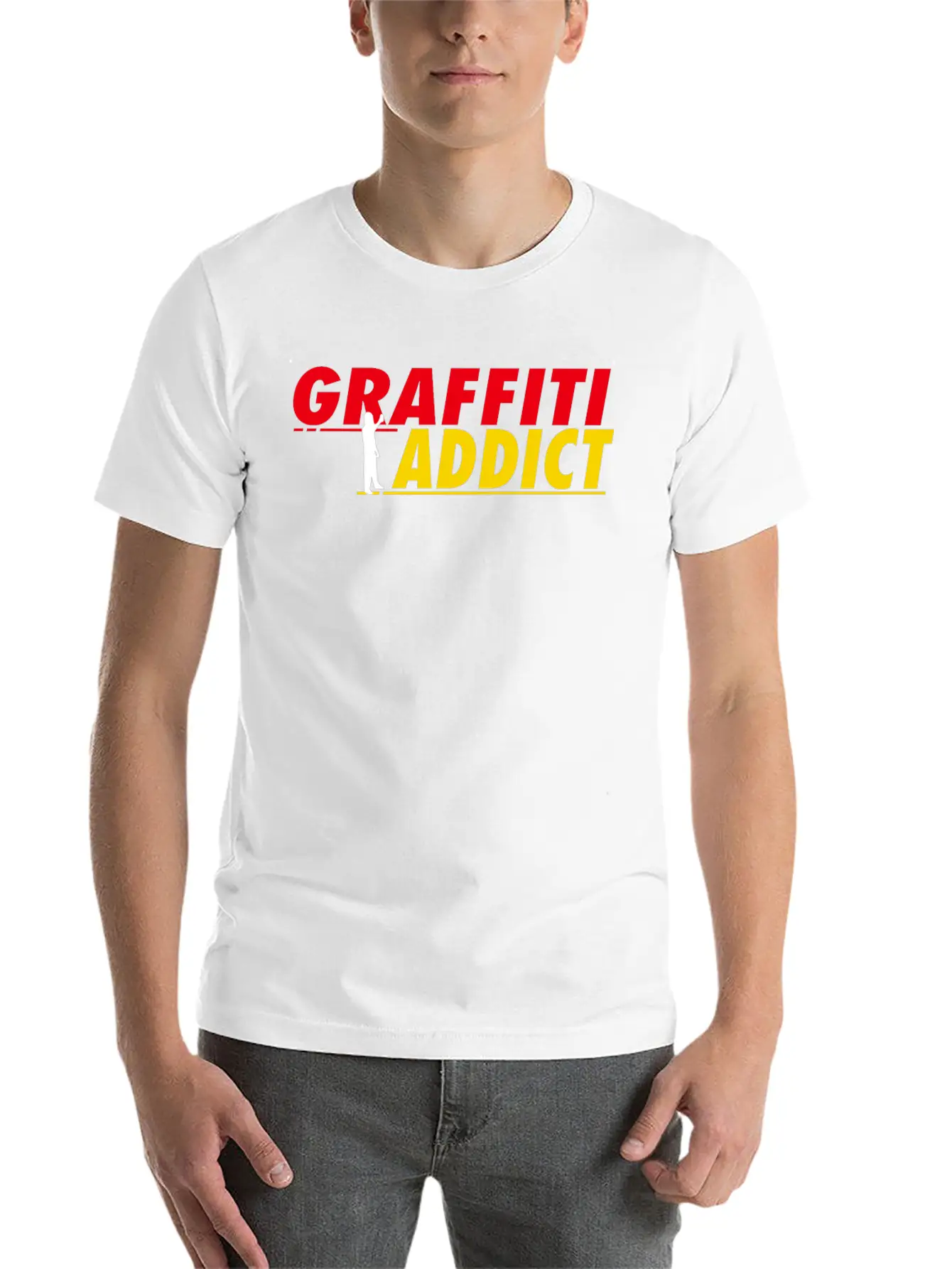 Graffiti Addict Essential Cotton Tee For Daily Outfits ¨C Unisex Style