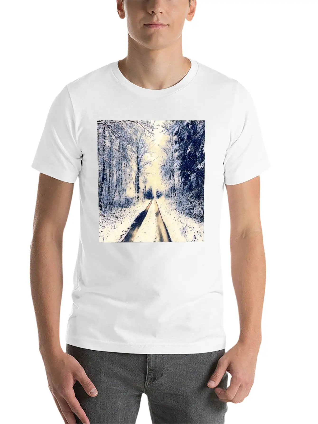 Graphic Art Design | Digital Art | Painting Soft Cotton Short Sleeve Tee ¨C Unisex Wardrobe Staple