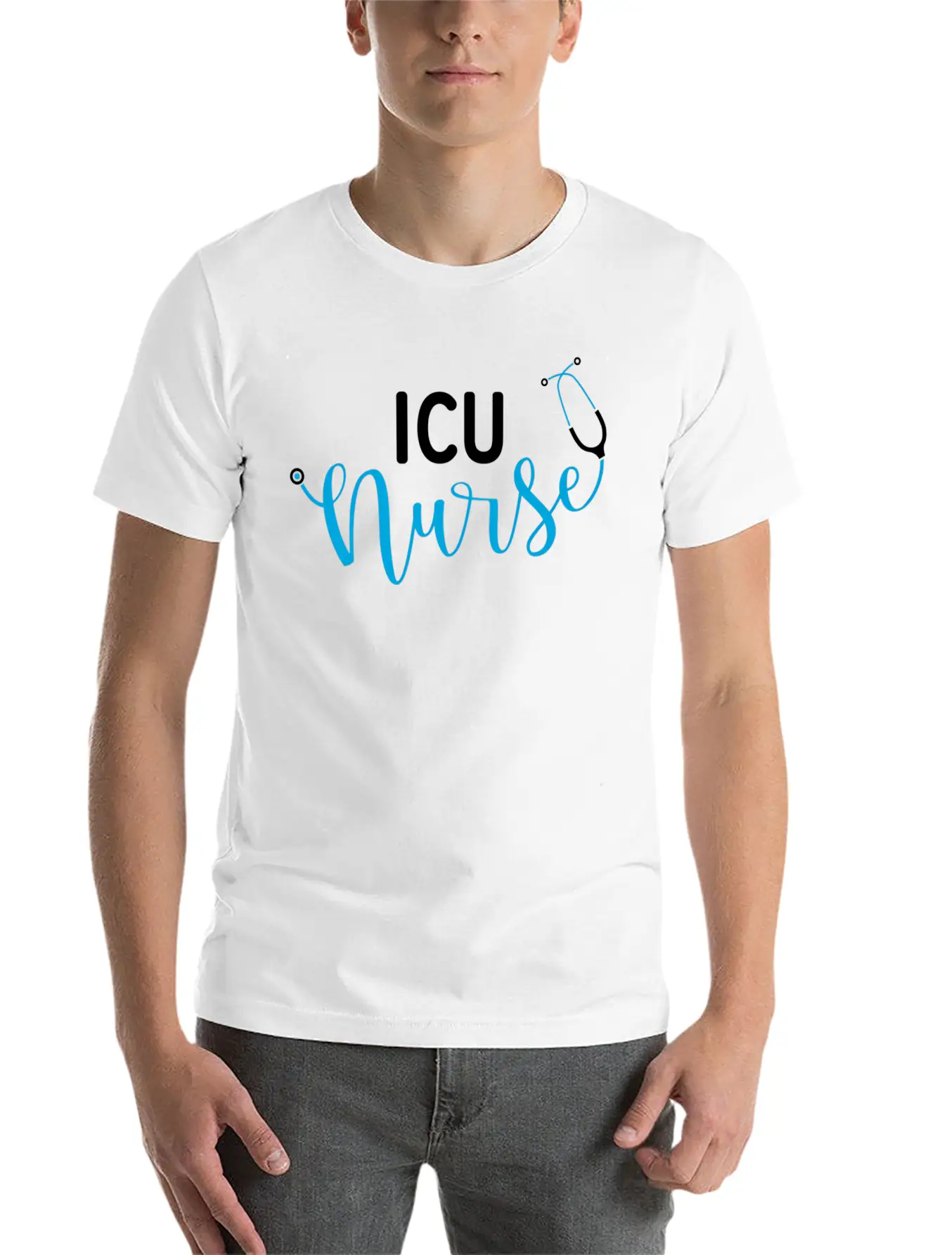 Intensive Care Unit Nurse Icu Nurse Basic Graphic T-Shirt ¨C Daily Comfort In Soft Cotton