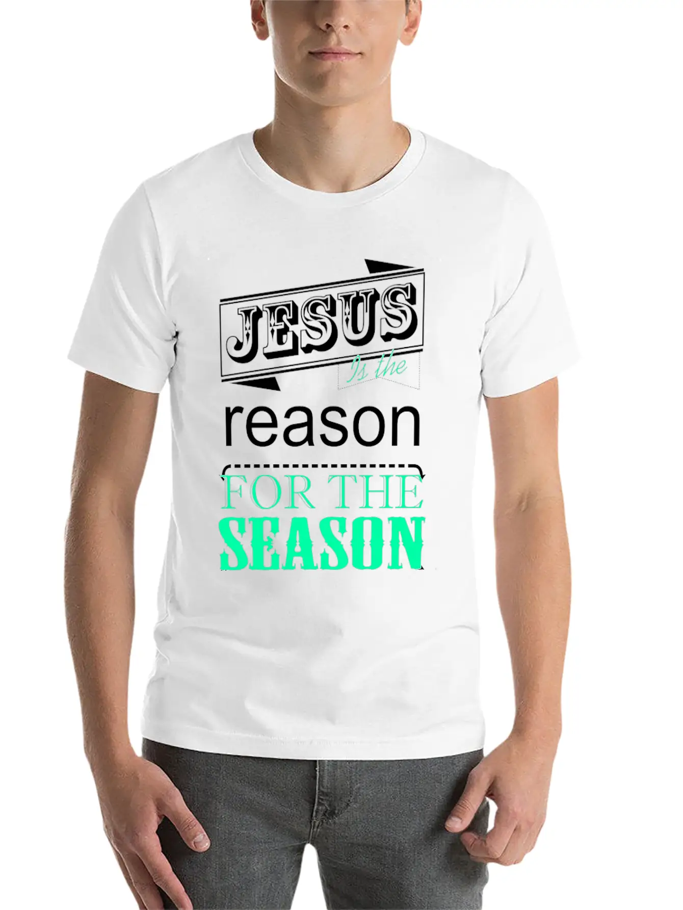 Jesus Is The Reason Basic Graphic T-Shirt ¨C Daily Comfort In Soft Cotton