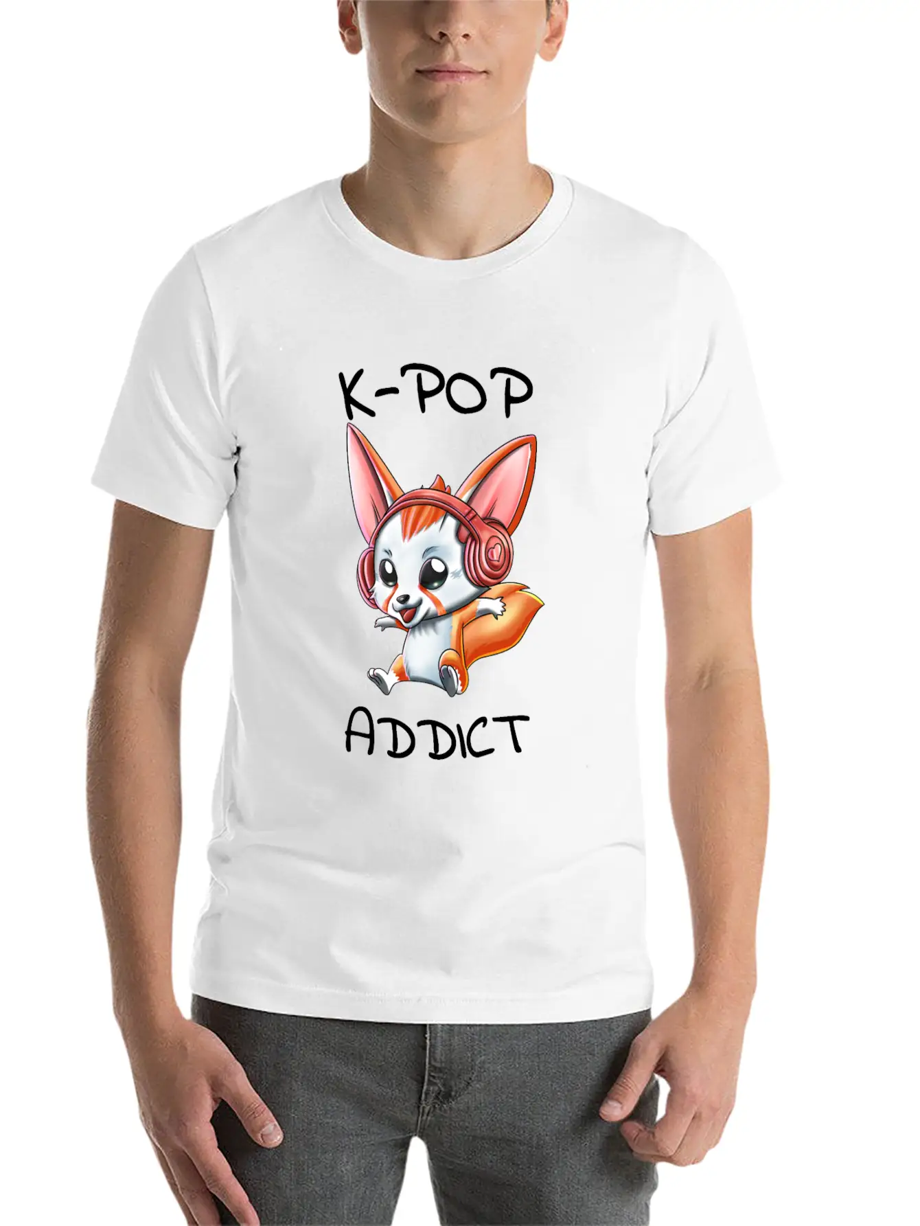 K - POP Addict Basic Graphic T-Shirt ¨C Daily Comfort In Soft Cotton