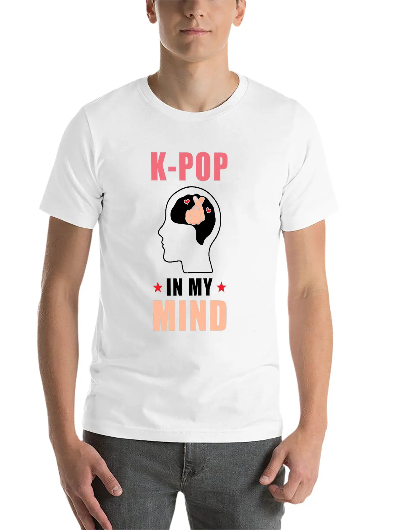 K-POP In My Mind Soft Cotton Short Sleeve Tee ¨C Unisex Wardrobe Staple