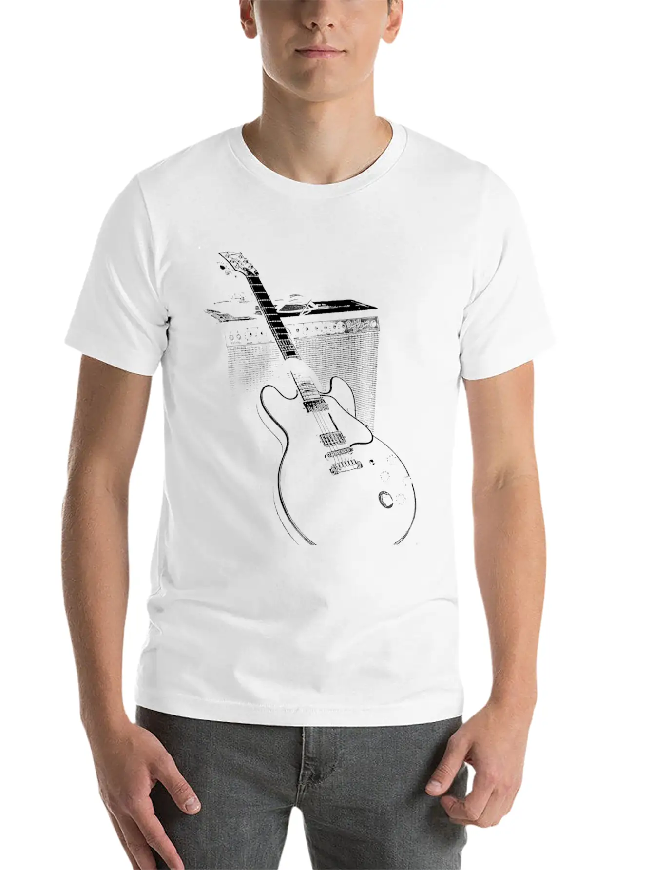 Legendary Blues Guitar And Amp T Shirt Essential Cotton Tee For Daily Outfits ¨C Unisex Style
