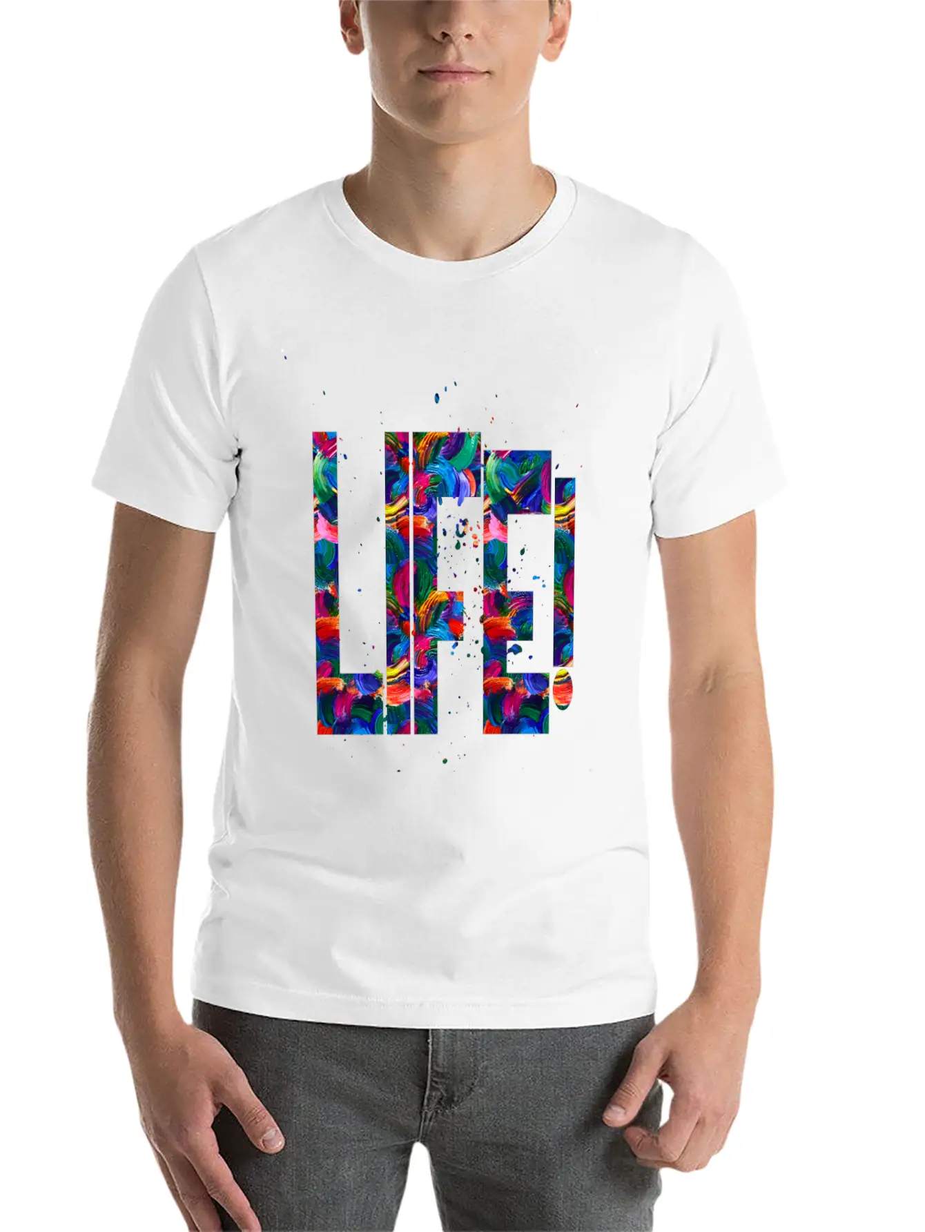 Life 1 Basic Graphic T-Shirt ¨C Daily Comfort In Soft Cotton