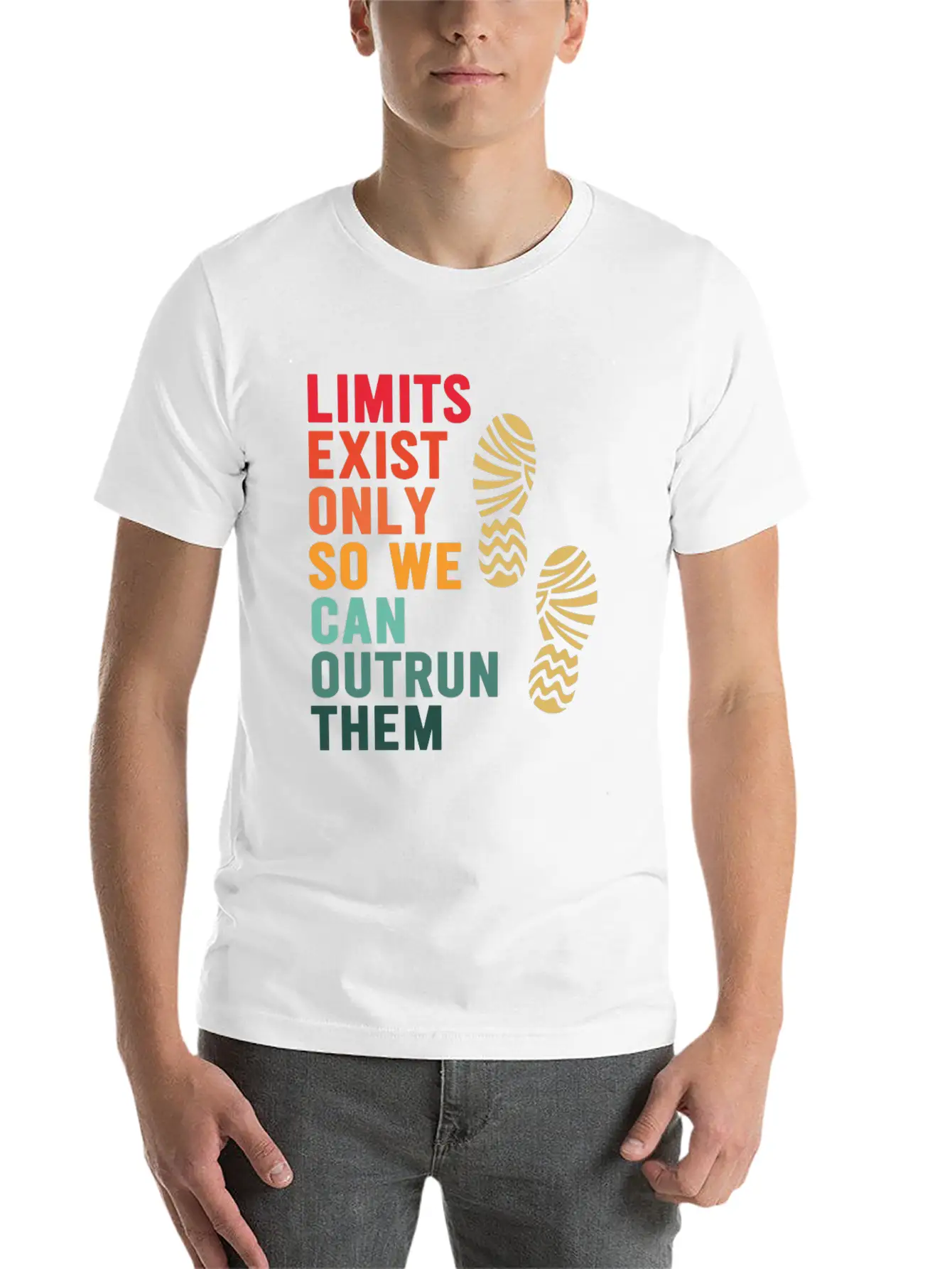 Limits Exist Only So We Can Outrun Them Soft Cotton Short Sleeve Tee ¨C Unisex Wardrobe Staple
